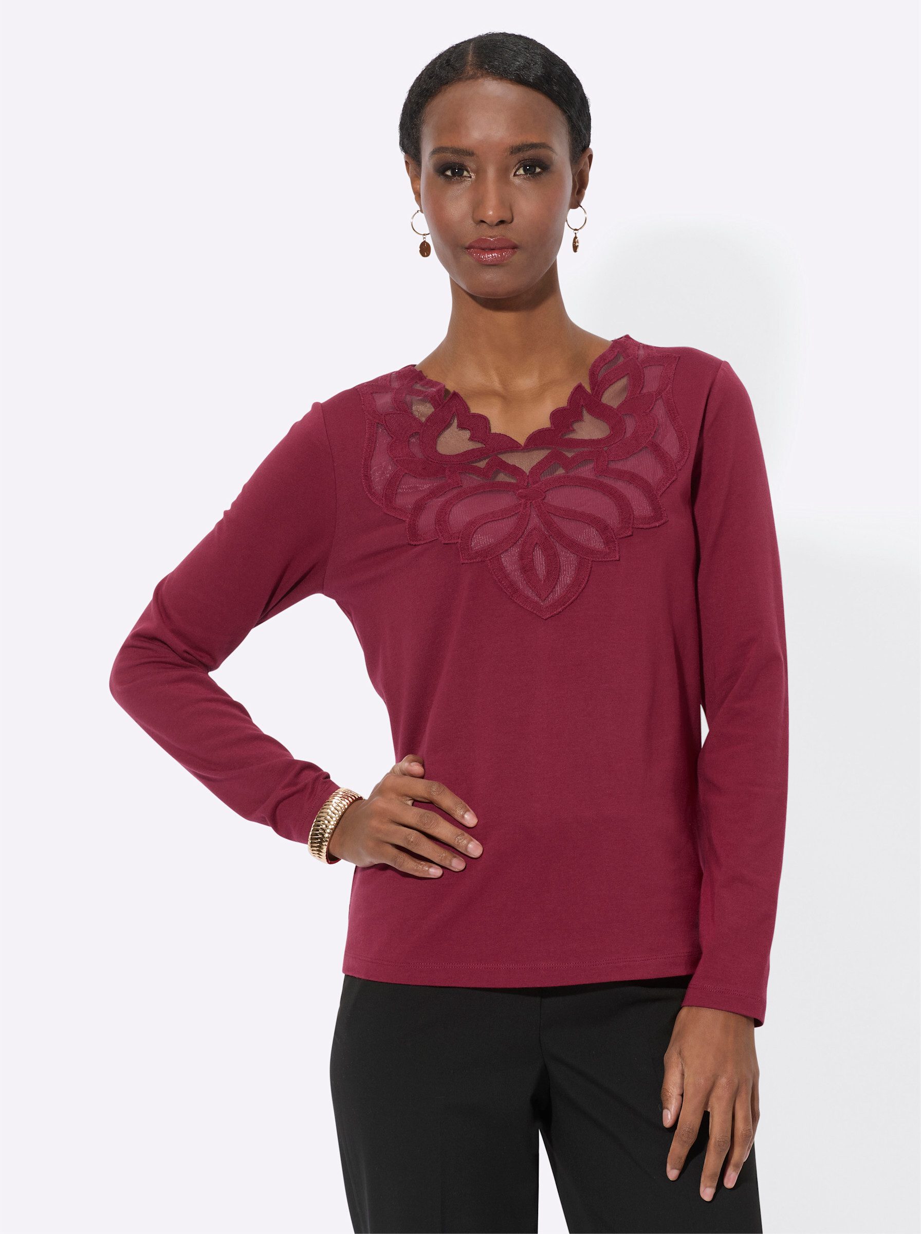 creation L T-Shirt Langarmshirt . günstig online kaufen