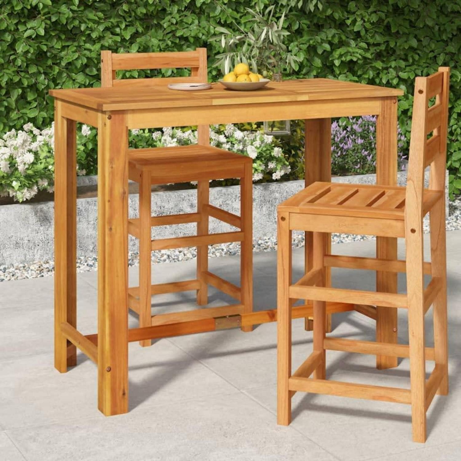LuxusKollektion Bartisch Bartisch Akazie 120x60x105cm (1-St)