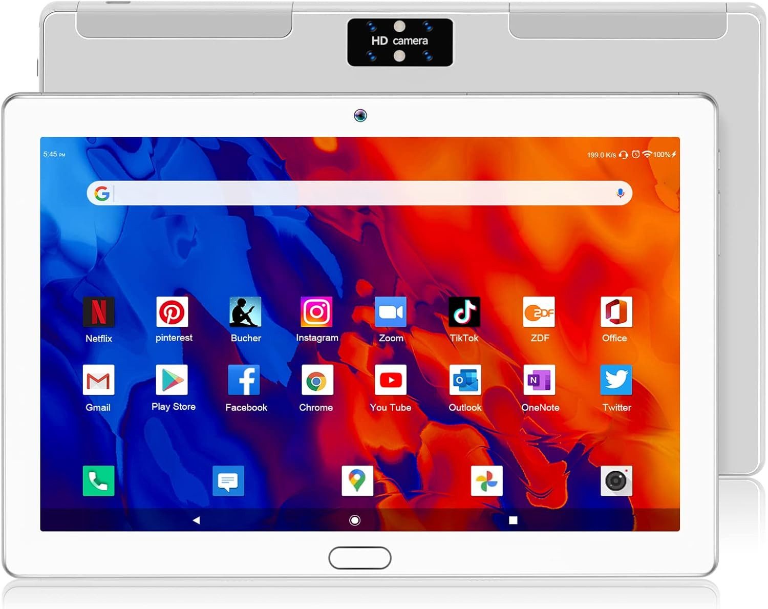 ANTEMPER 10,1 Zoll Tablet mit Android 13, 4G LTE, Dual-SIM, GPS & 6000mAh Tablet (10,1", 64 GB, Android 13, 4G LTE)