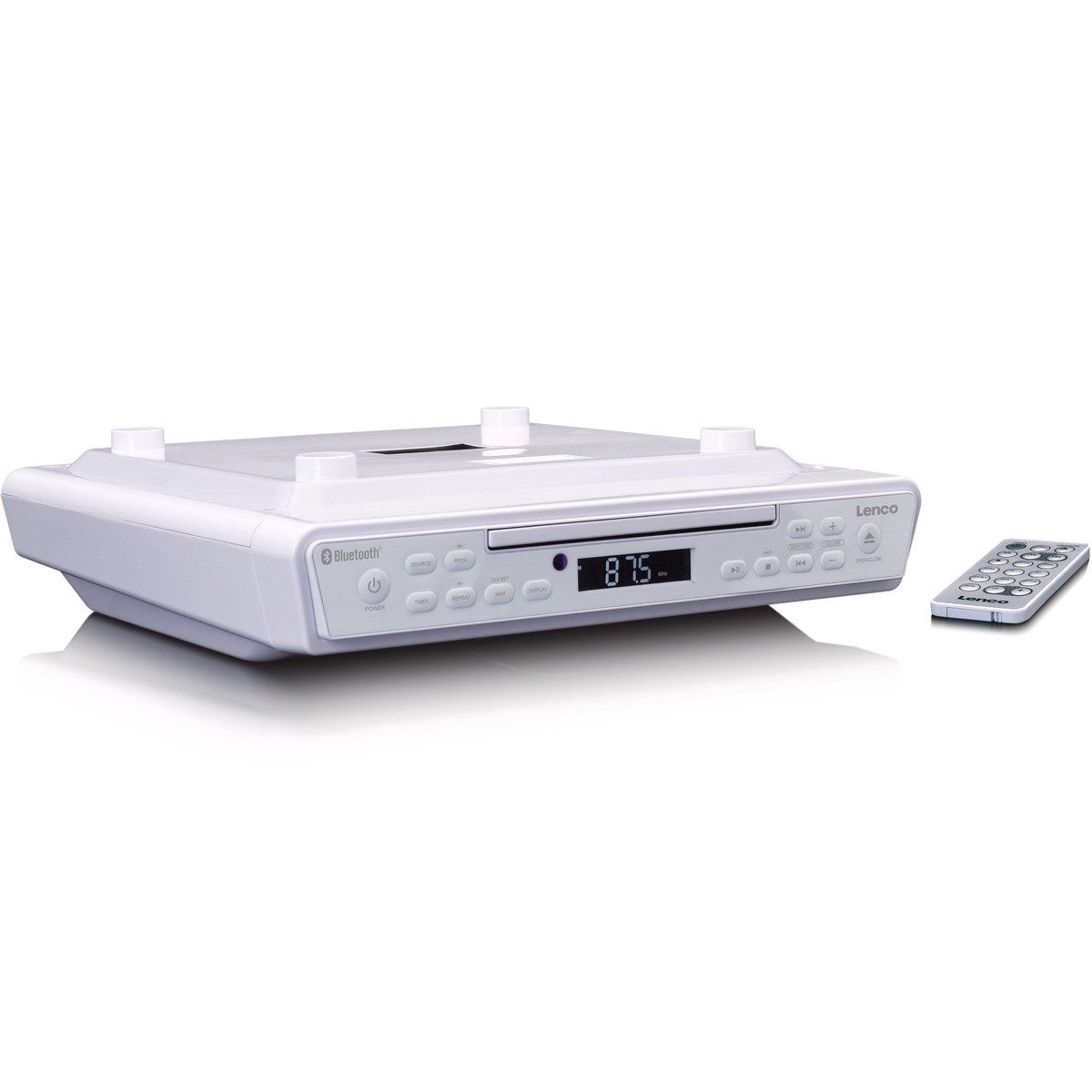 Lenco LENCO KCR-150 Küchenradio Küchen-Radio (FM-Tuner, Bluetooth)