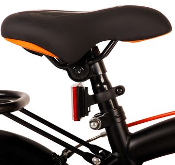 Volare Kinderfahrrad Kinderfahrrad Thombike für Jungen 12 Zoll Kinderrad in Schwarz Orange