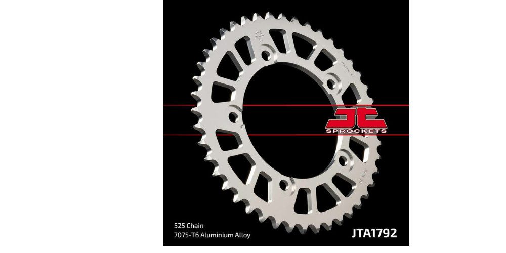 JT SPROCKETS Stahlkette Ultraleichte Aluminiumkrone 1792 - 525