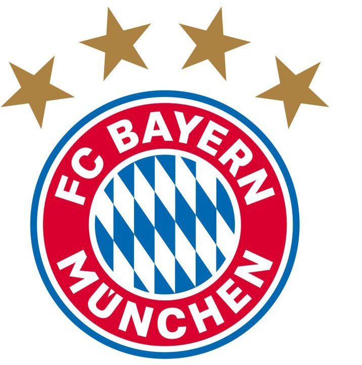 Wall-Art Wandtattoo Fußball FC Bayern München Logo (1 St), Im modernen Stil