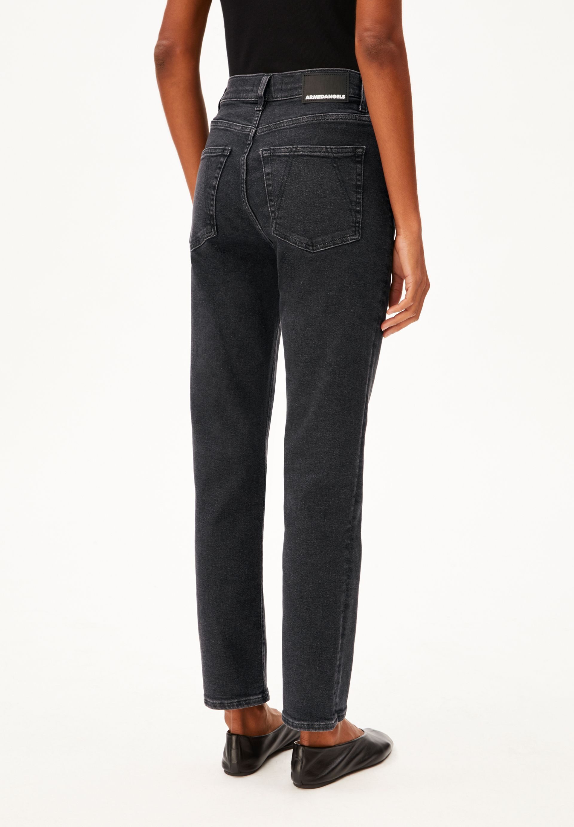 Armedangels Slim-fit-Jeans LEJAANI Slim Jeans Bio-Baumwoll Mix X-Stretch (X-Stretch) High waist – Bild 4 von 5