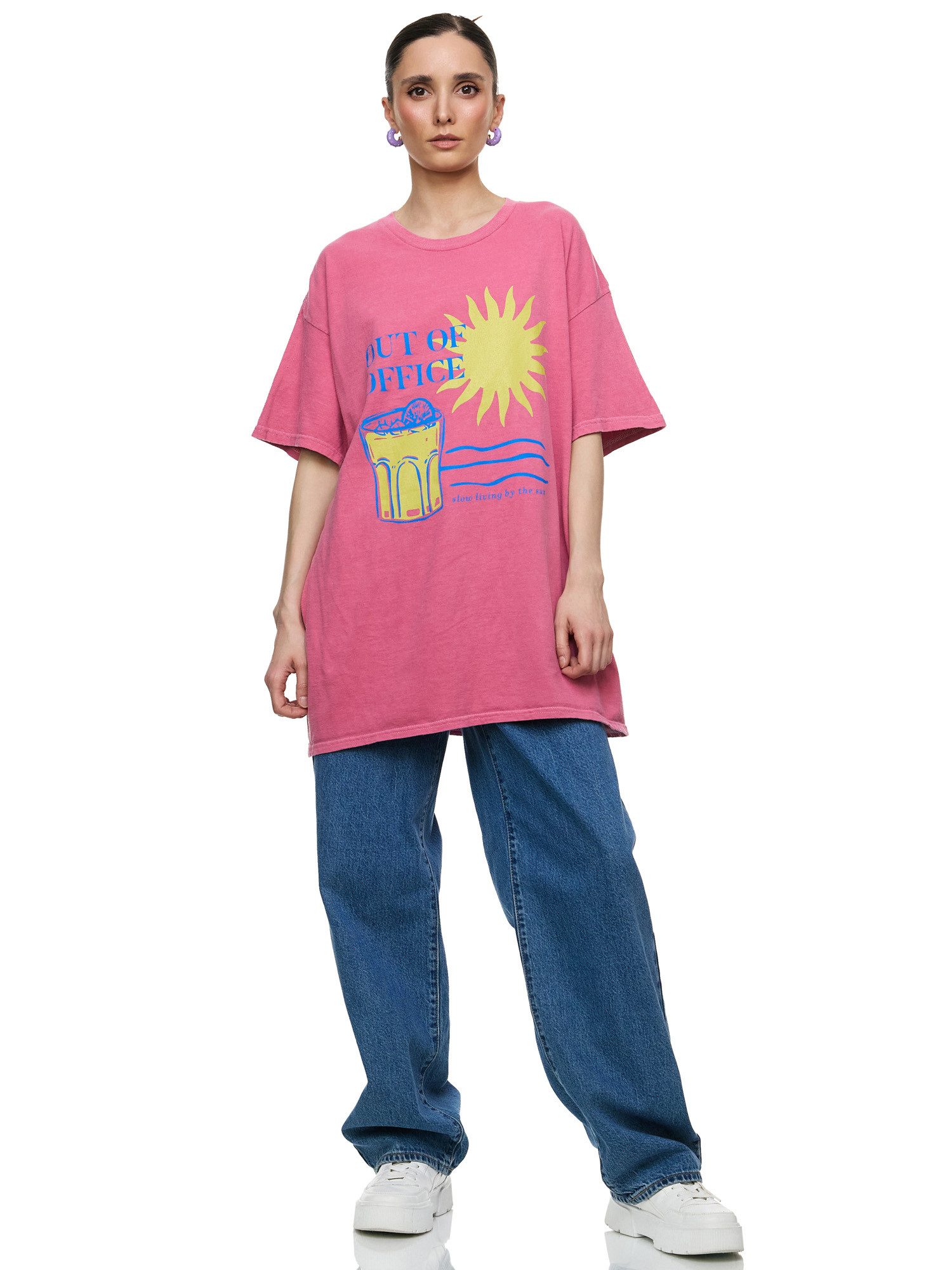 Worldclassca T-Shirt Worldclassca Oversized Print OUT günstig online kaufen