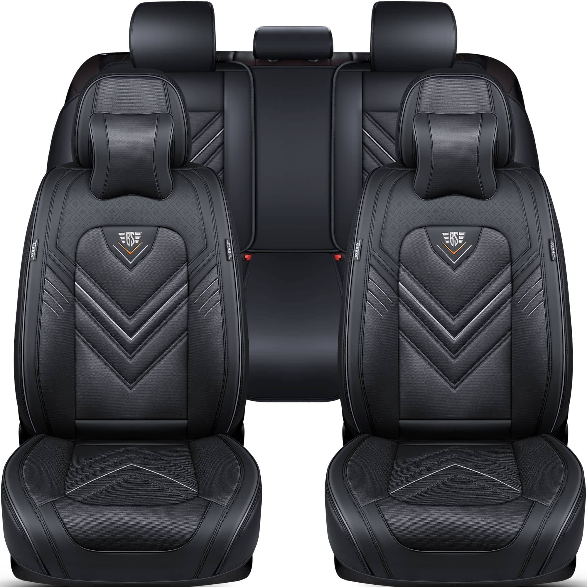 BREMER SITZBEZÜGE Autositzbezug für BMW X5 E70 Bj 2006-13 (FSL3), Set, Komplettset Vorne und Hinten, in Schwarz