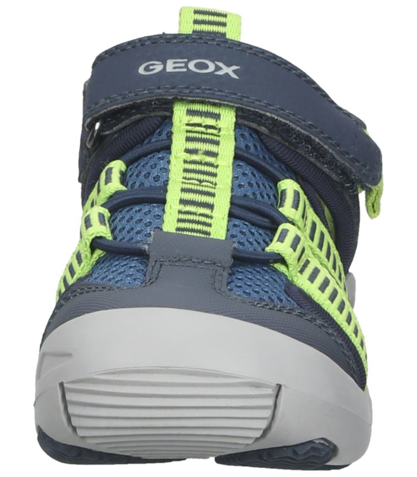 Geox Sandalen Lederimitat/Textil Lime Navy Trekkingsandale