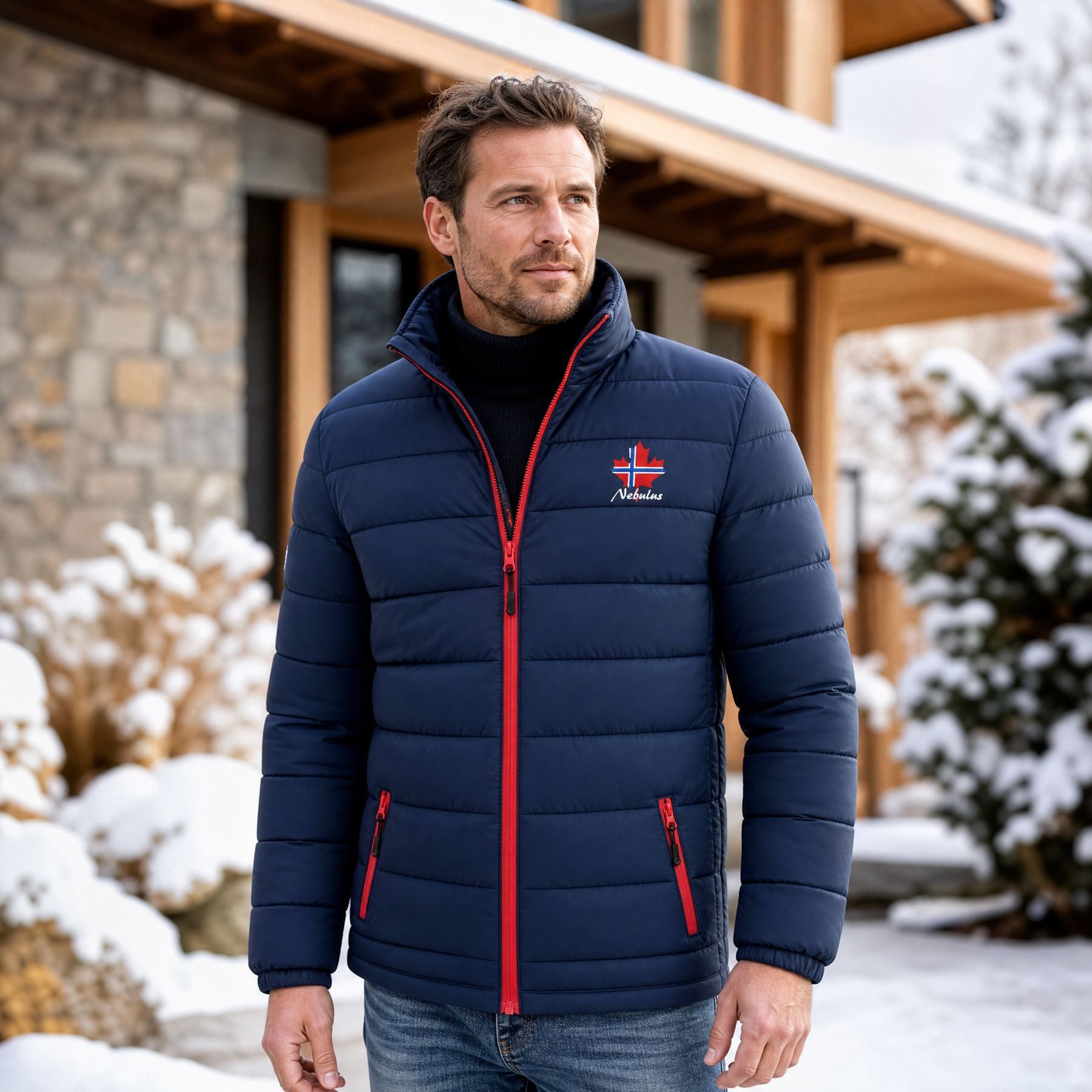 Nebulus Winterjacke SÖLDEN, P2205 - Herren, navy, M