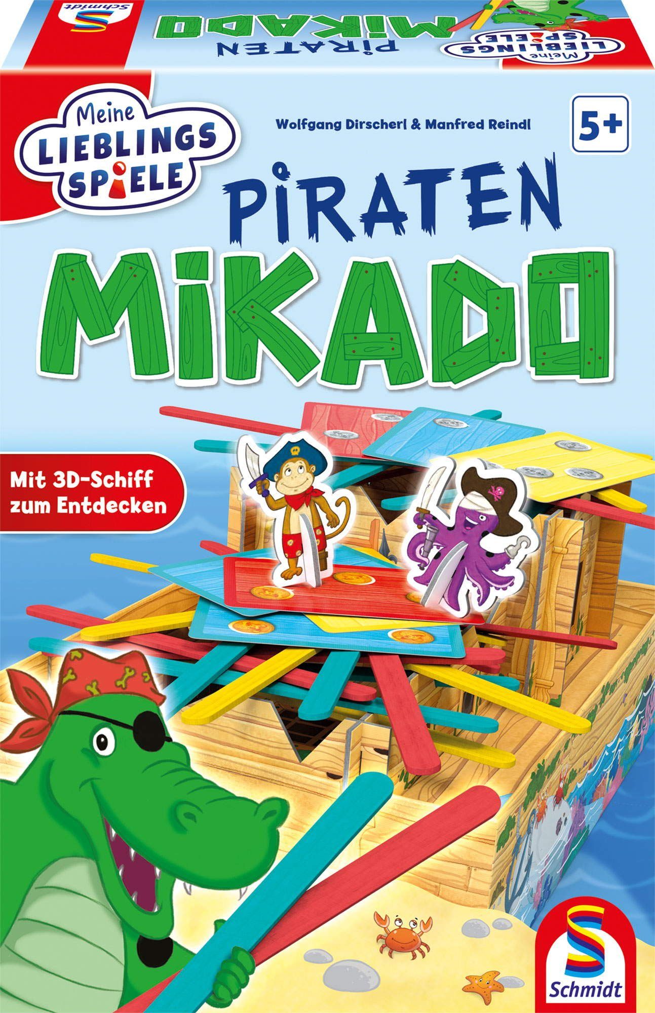 Schmidt Spiele Spiel Kinderspiel Geschicklichkeitsspiel Piraten Mikado 40647