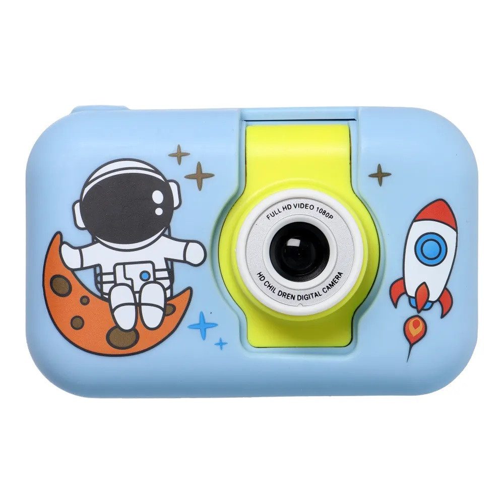 Digitale Kinderkamera mit Astronauten Muster - KDC-0025 blau Kinderkamera