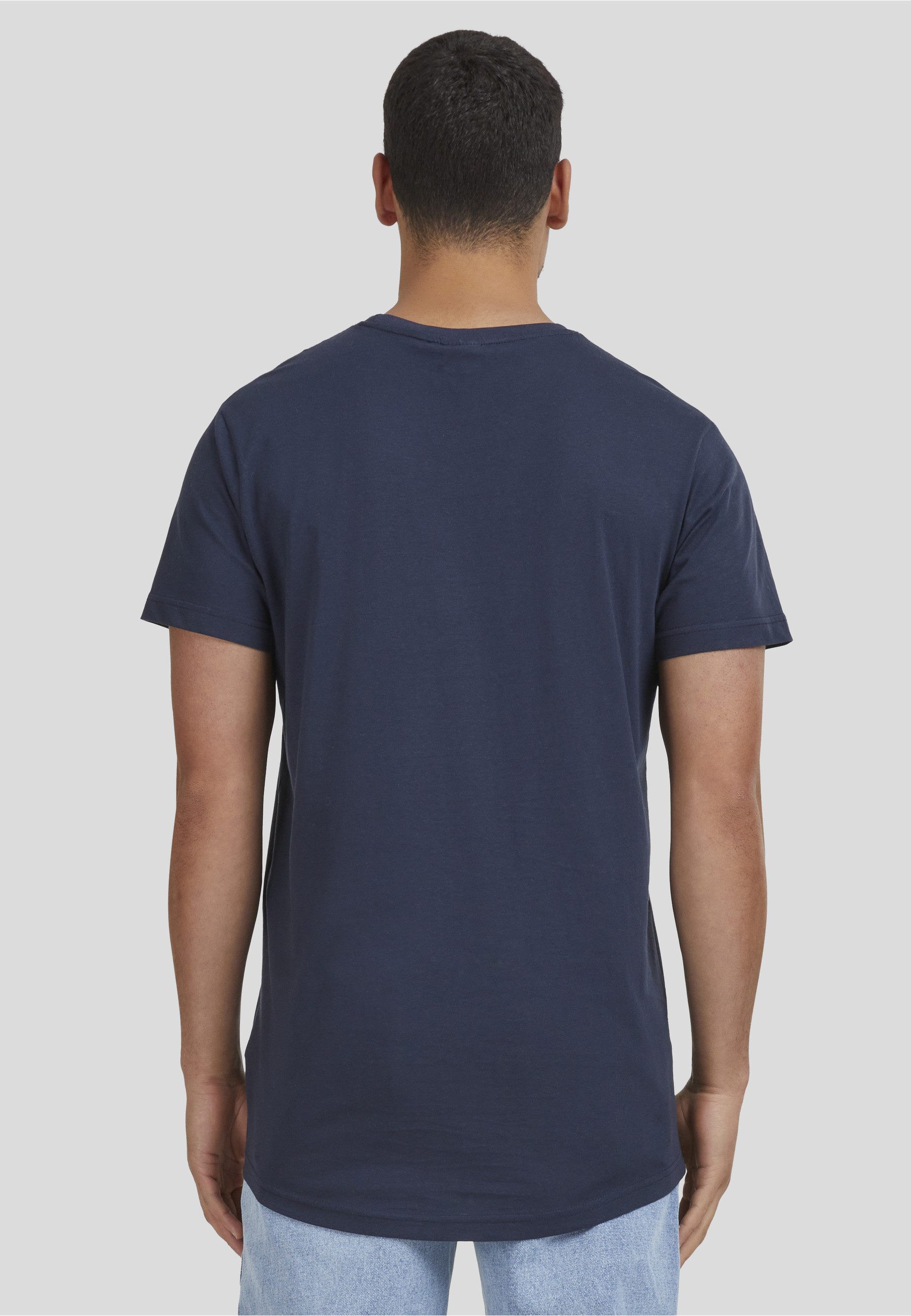 URBAN CLASSICS Kurzarmshirt Urban Classics Herren Shaped Long Tee (1-tlg) – Bild 5 von 5