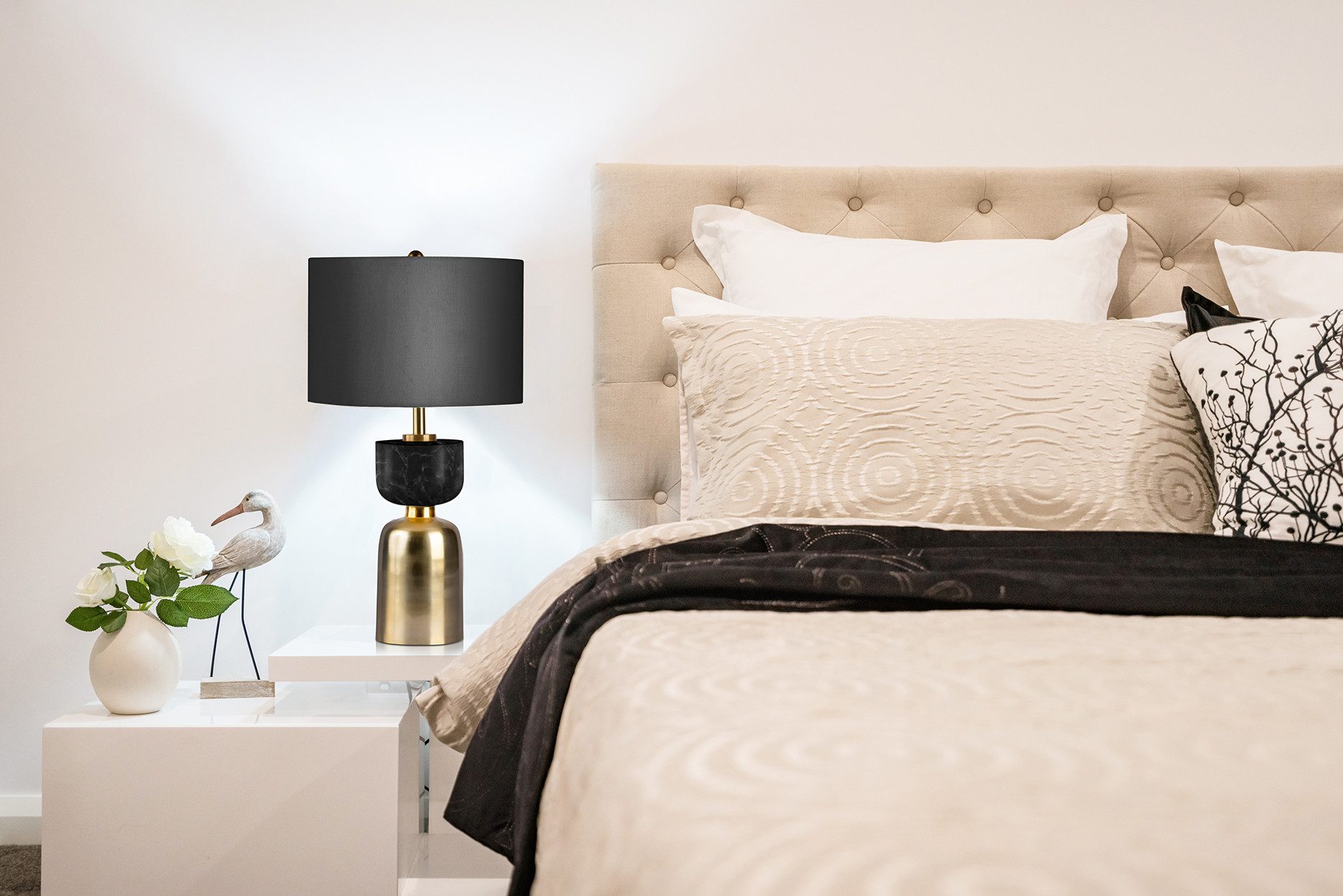 Kayoom Tischleuchte Tischlampe Cirus 125, ohne Leuchtmittel, Sockel in Mate günstig online kaufen