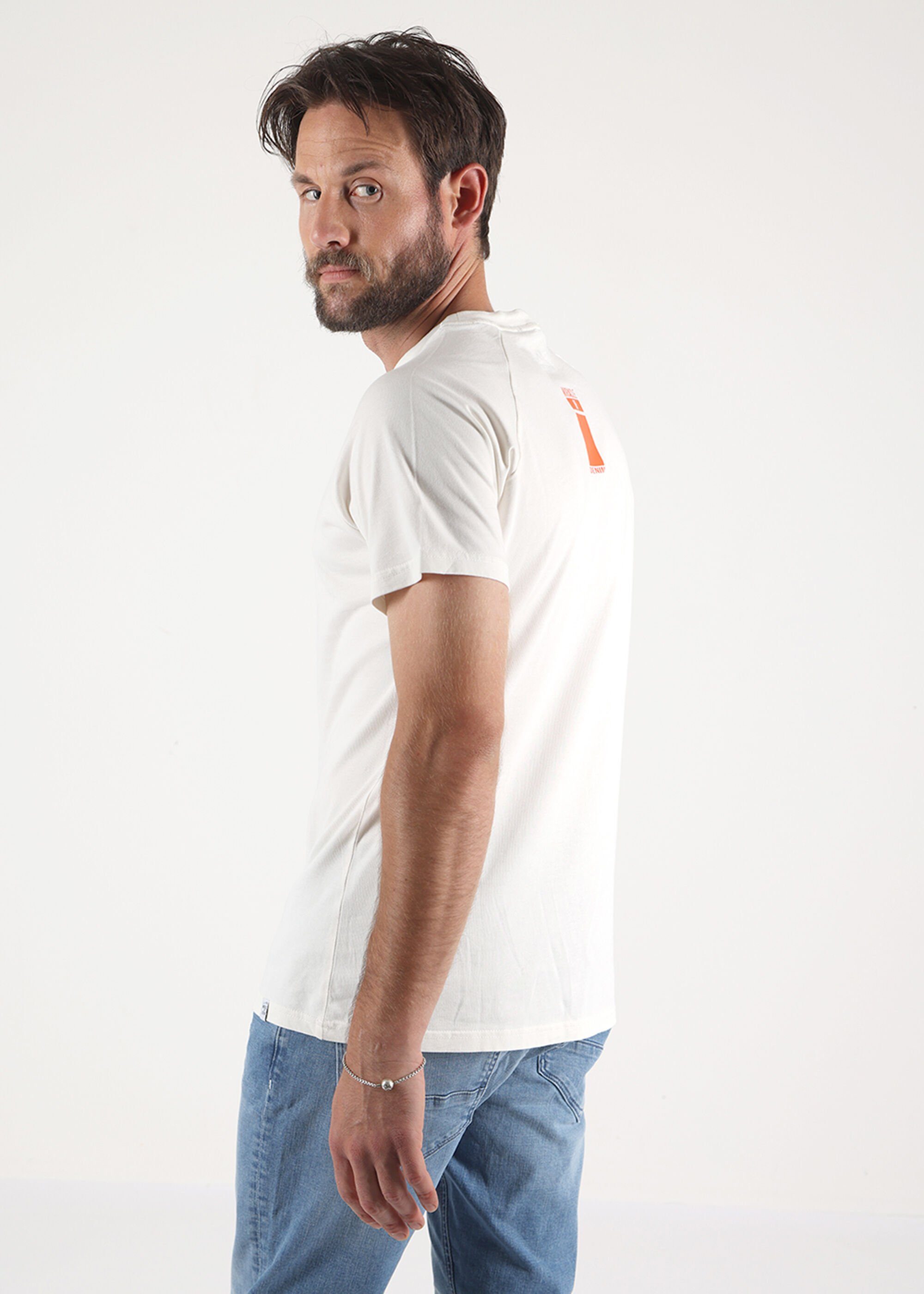 Miracle of Denim T-Shirt im unifarbenen Design White