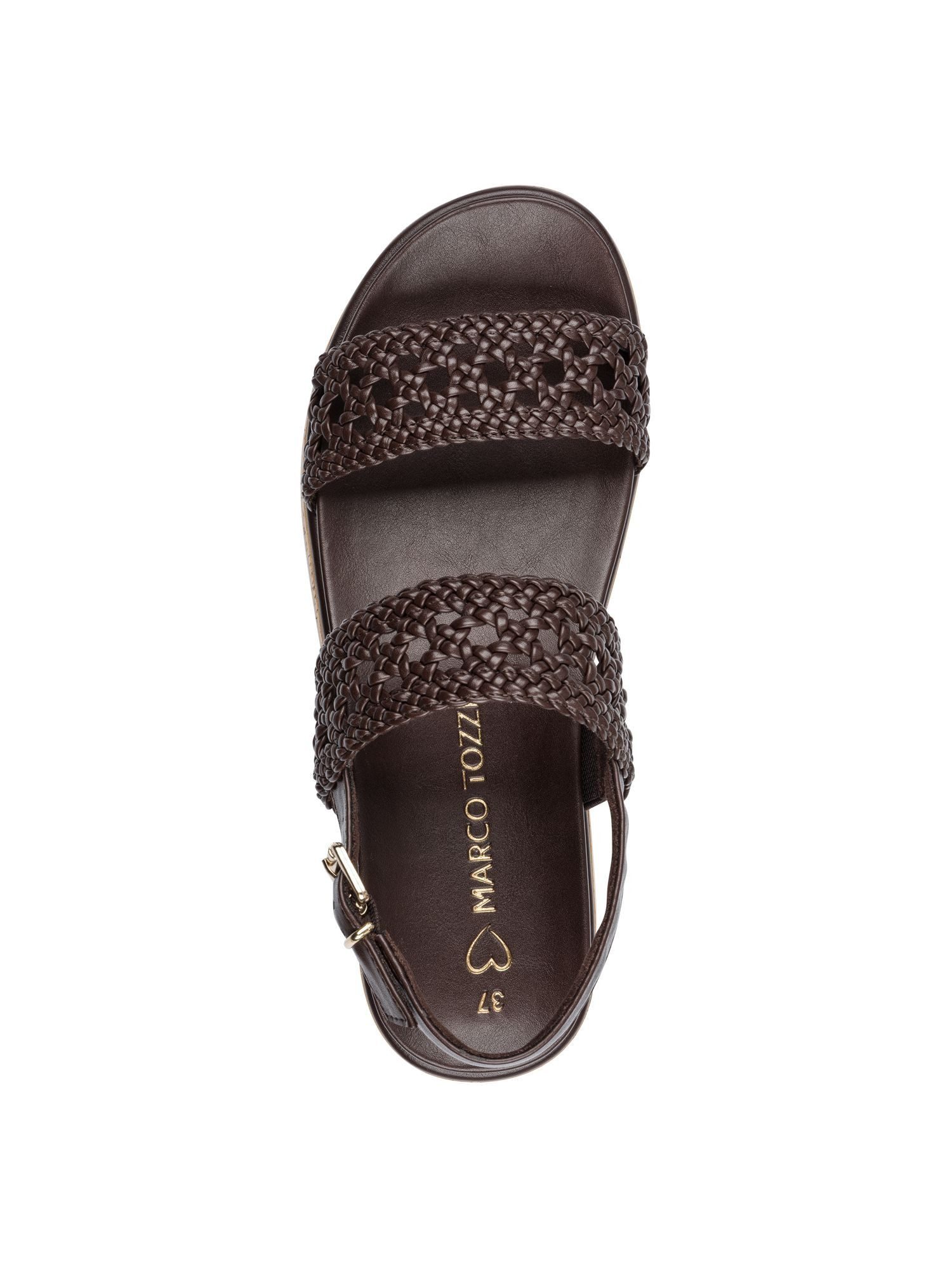MARCO TOZZI FEEL, MT Soft Lining, Footbed mit Schließe Sandale FEEL