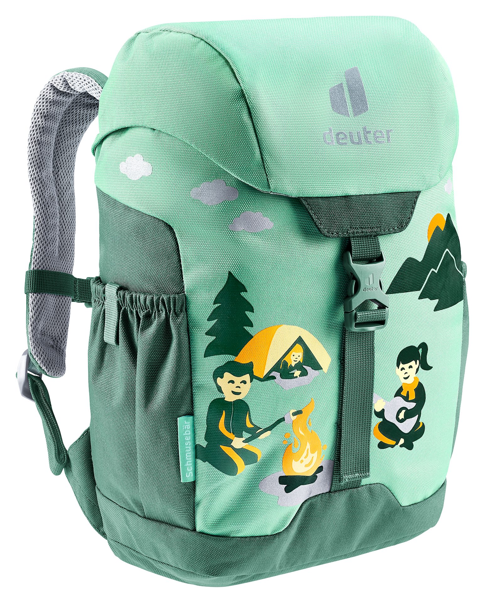 deuter Kinderrucksack SCHMUSEBÄR 8 L, für Kinder, mit 8 Liter Volumen, wasserabweisend und schmutzabweisend