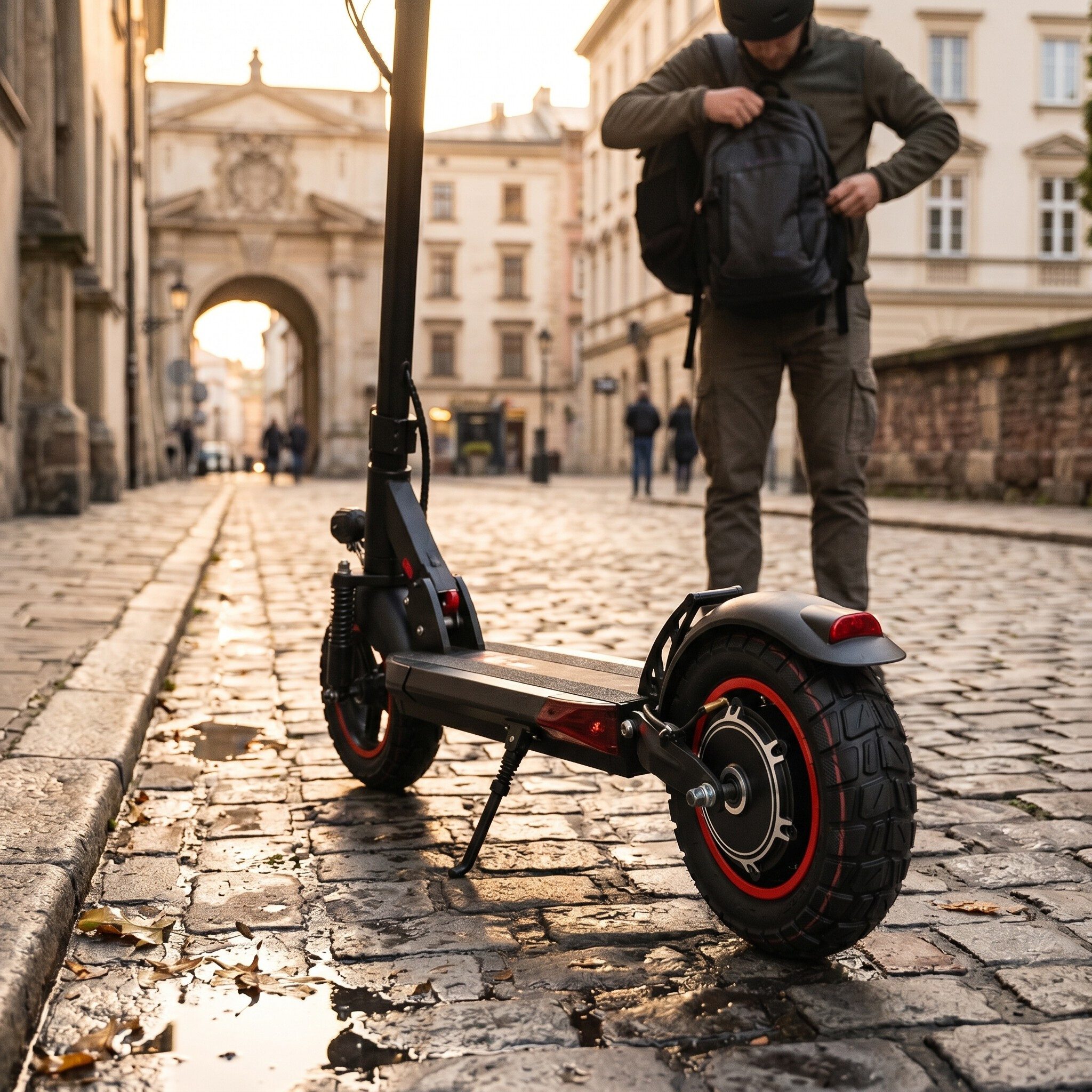 GARRYFIZH Rollomotor Nabenmotor E Scooter Motor 48V 500W Motor Hinterradmotor, für Kugoo M4/M4PRO Elektroroller 10 Zoll Luftreifen Hinterradmotor
