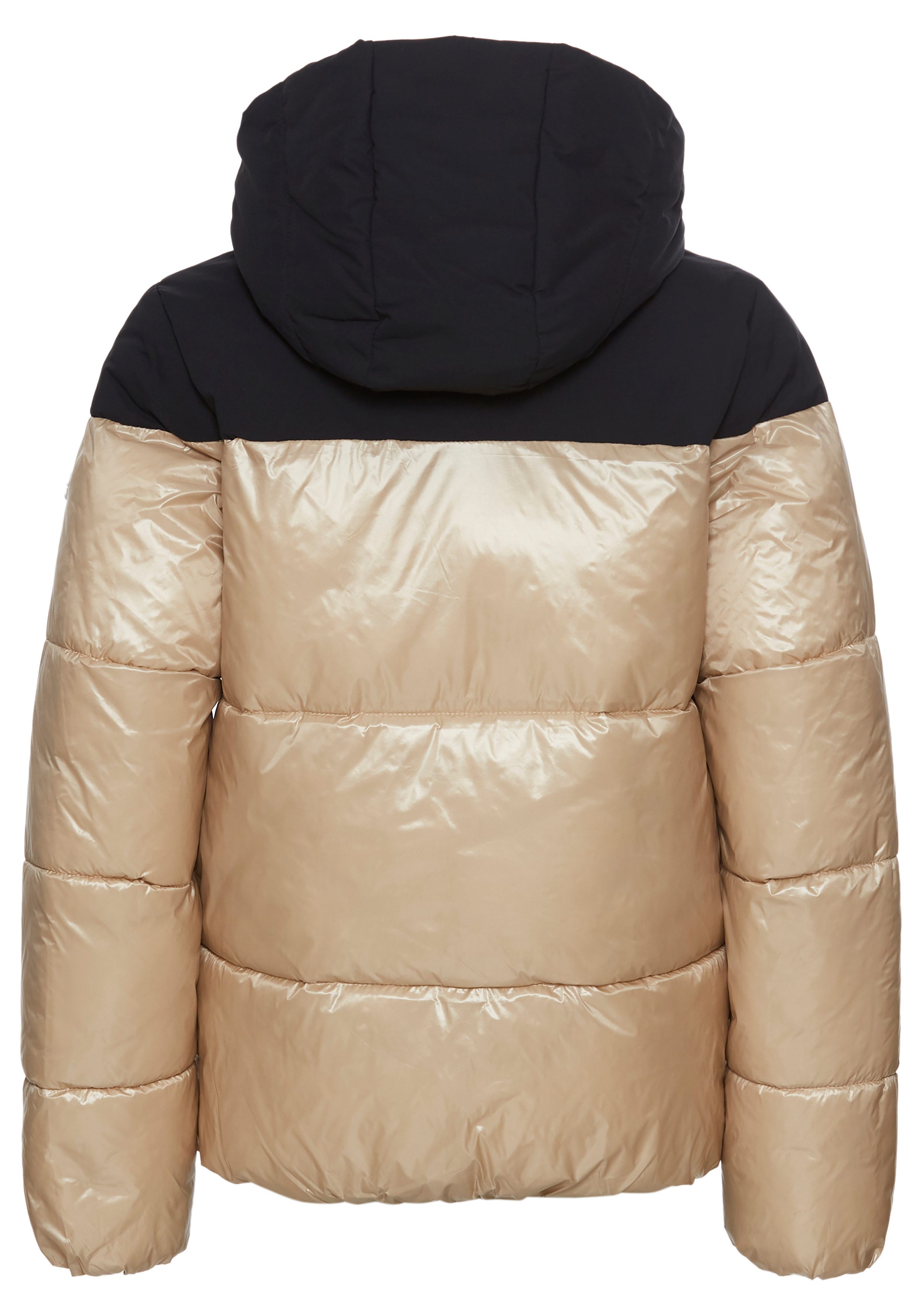 Champion Steppjacke Hooded Jacket mit Kapuze, hochschließender Kragen