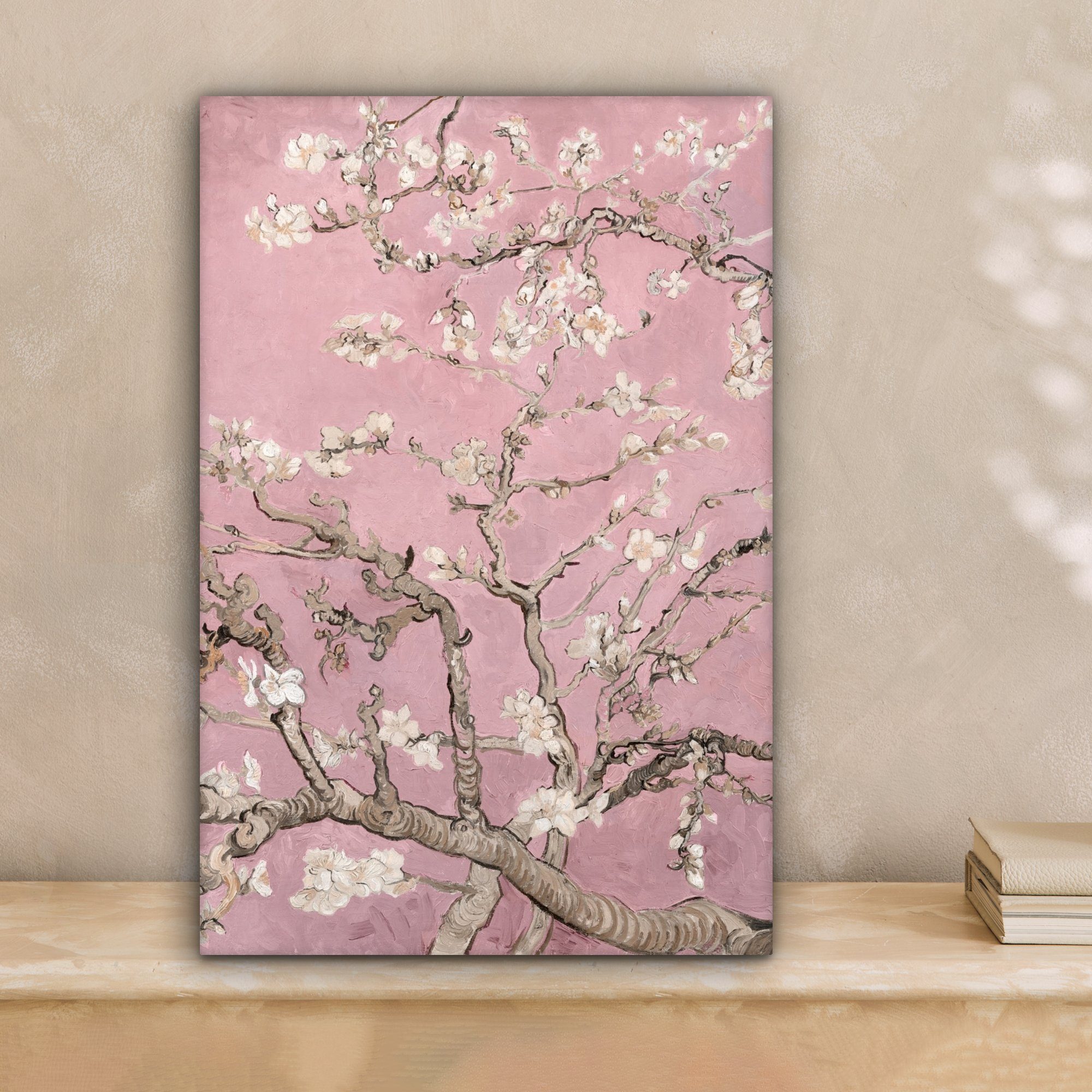 OneMillionCanvasses® Leinwandbild Mandelblüte - Kunst - Van Gogh - Rosa, Fo günstig online kaufen