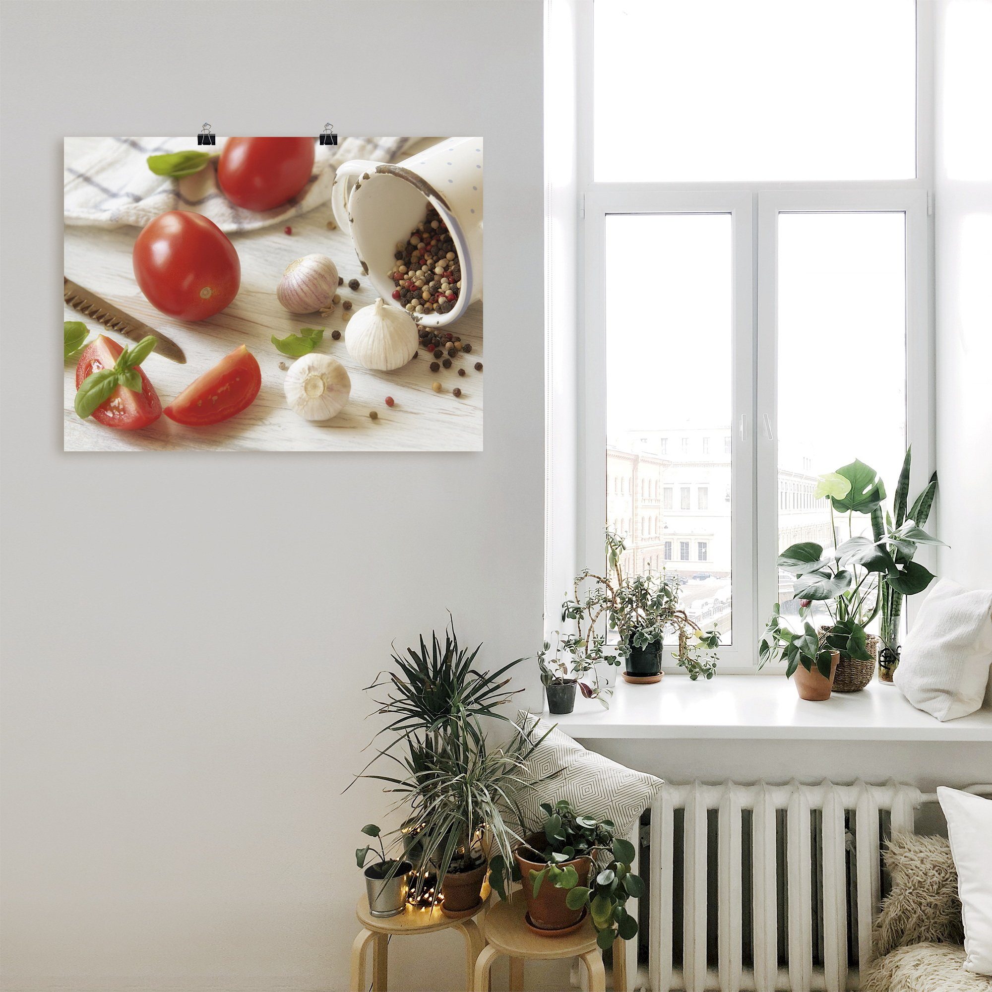 Artland in Frische oder St), Größen Küche, Leinwandbild, versch. Wandaufkleber Lebensmittel Poster als Wandbild (1