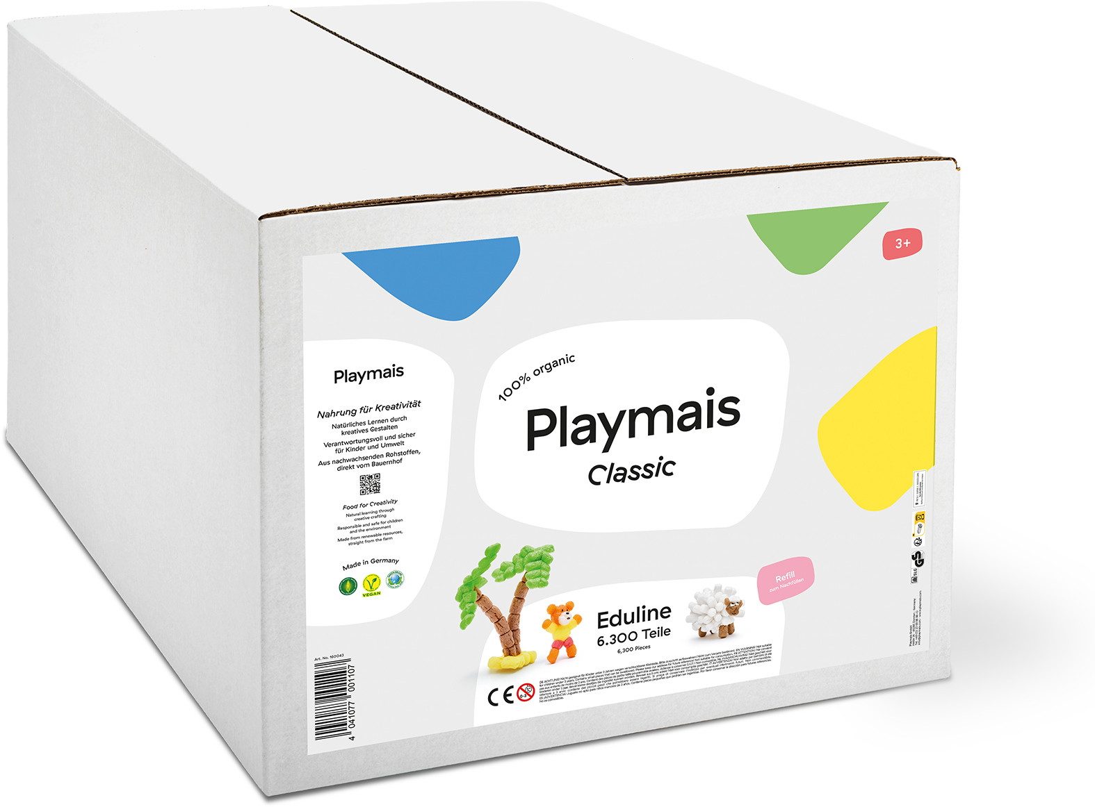 PlayMais Kreativset Bastel Kreativität EDULINE Refill 6300 3+ 160043