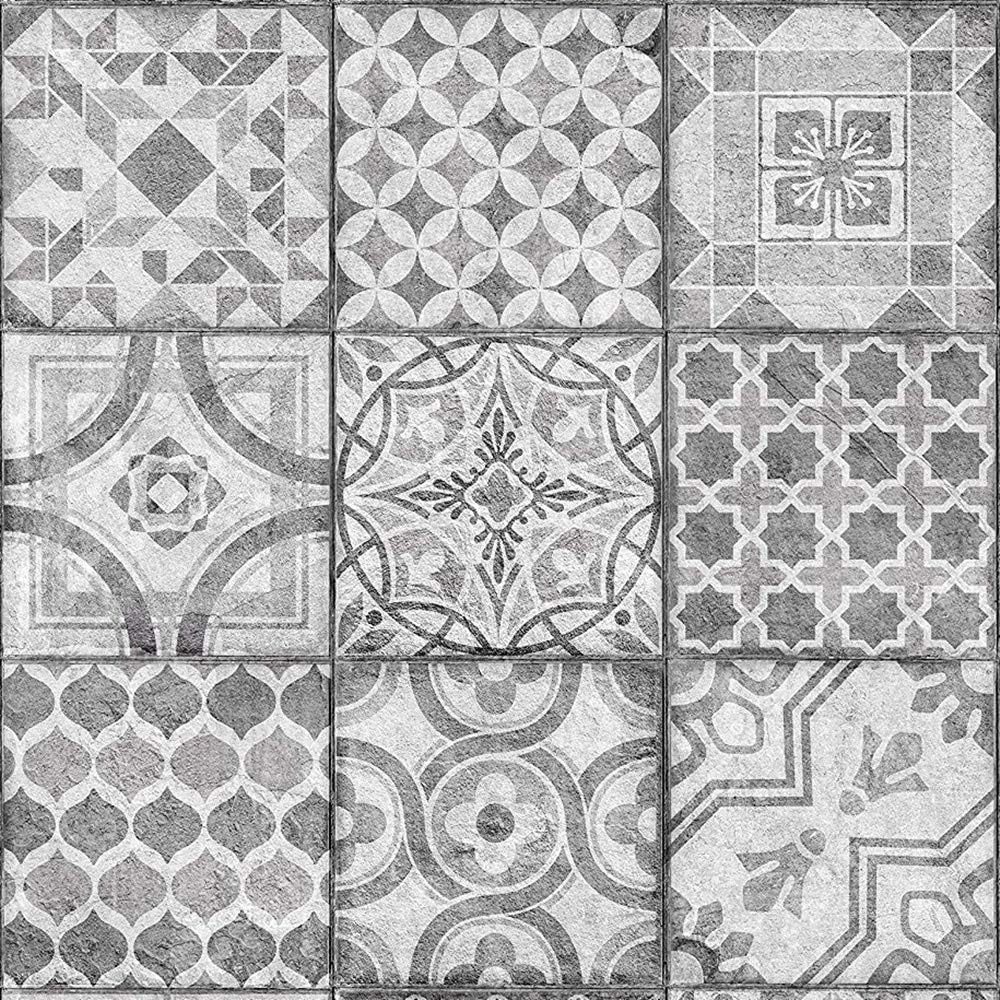 d-c-fix Möbelfolie 12,79€/qm Dekofolie selbstklebend Fliesenoptik Klebefolie Küche Möbel, Designfolie - Feucht abwischbar & rückstandslos entfernbar