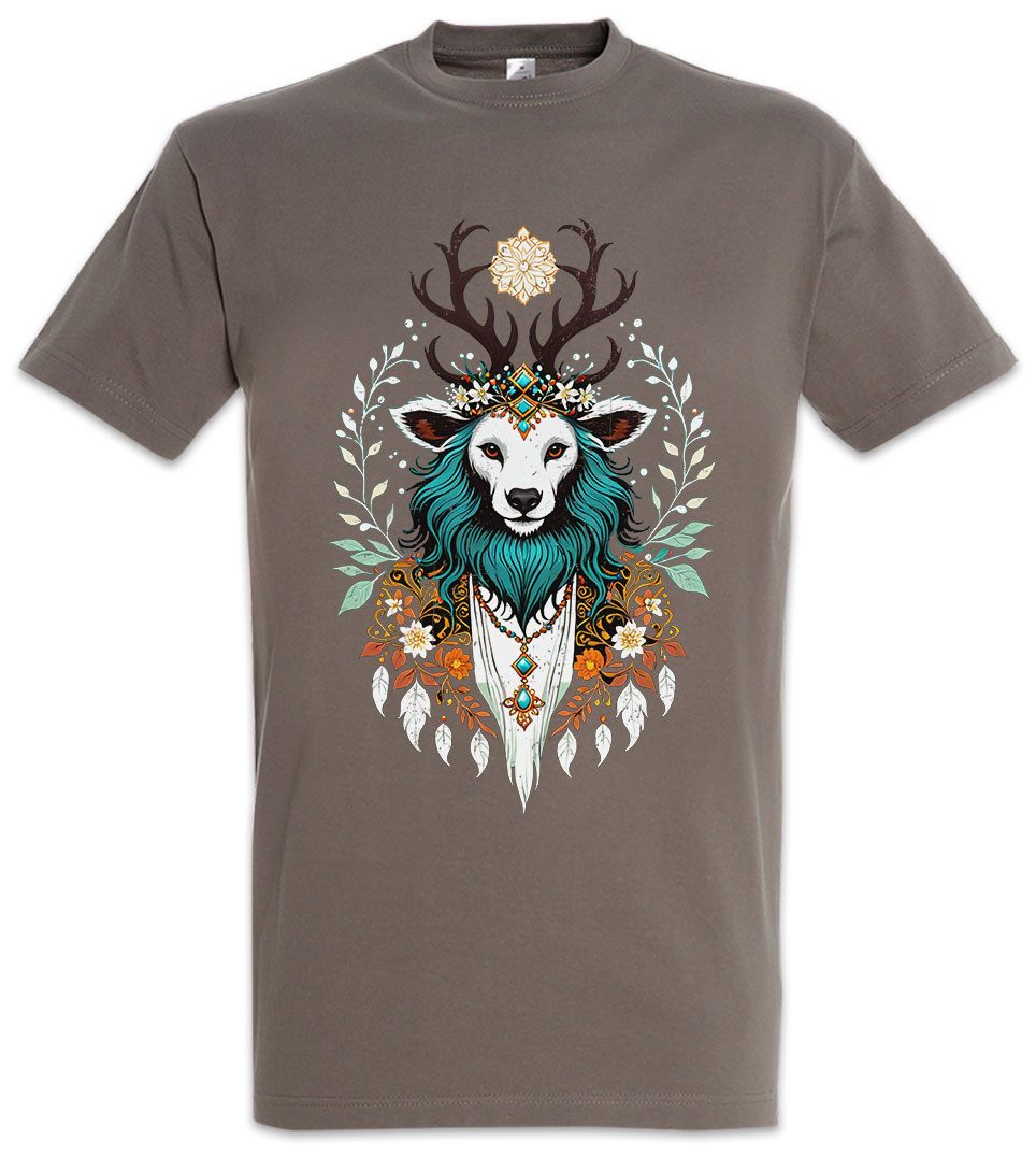 Urban Backwoods Print-Shirt DruidHerren T-Shirt Druide Schaman Shaman Fantasy Elves Elfen Fairy (1-tlg) Fairies Lord RPP Dungeons