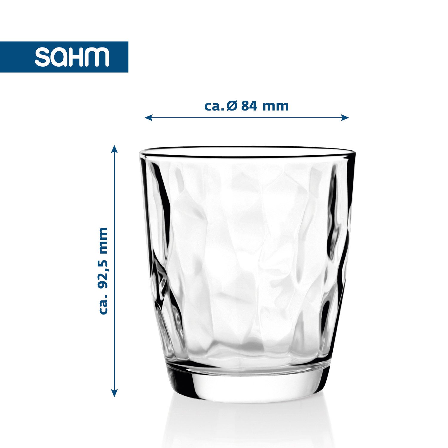 SAHM Gläser-Set Diamond Becher Set 6 tlg