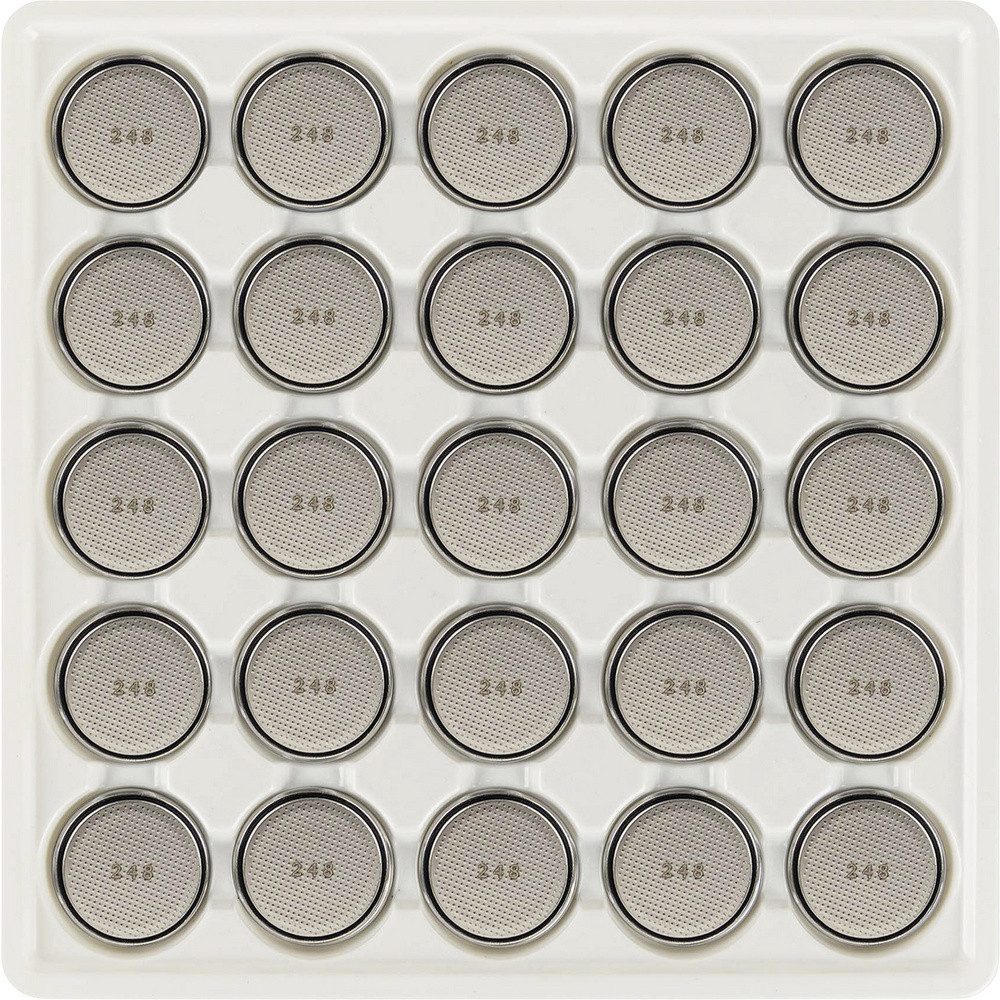 Gp GP CR2032 Bulk Knopfzellen-Set 3 V 230 mAh 25 St. Batterie