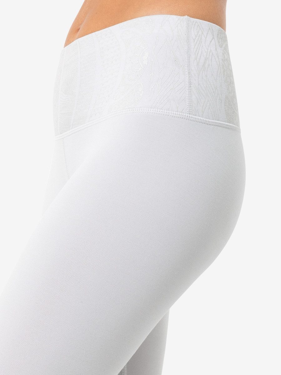 SUPER.NATURAL Funktionstights für Damen, Merino ARABESQUE LEGGINGS mit Glitzerprint