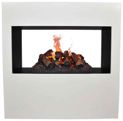 GLOW FIRE Dekokamin Goethe OMC 500, Wasserdampfkamin mit 3D Feuer mit integriertem Knistereffekt