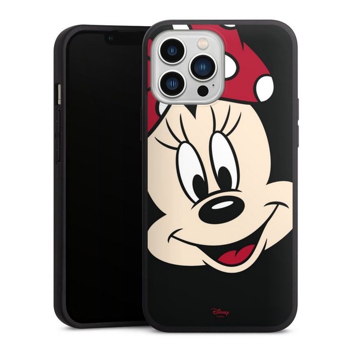 DeinDesign Handyhülle Minnie Mouse Disney Offizielles Lizenzprodukt Minnie All Over Apple iPhone 13 Pro Max Silikon Hülle Premium Case Handy Schutzhülle
