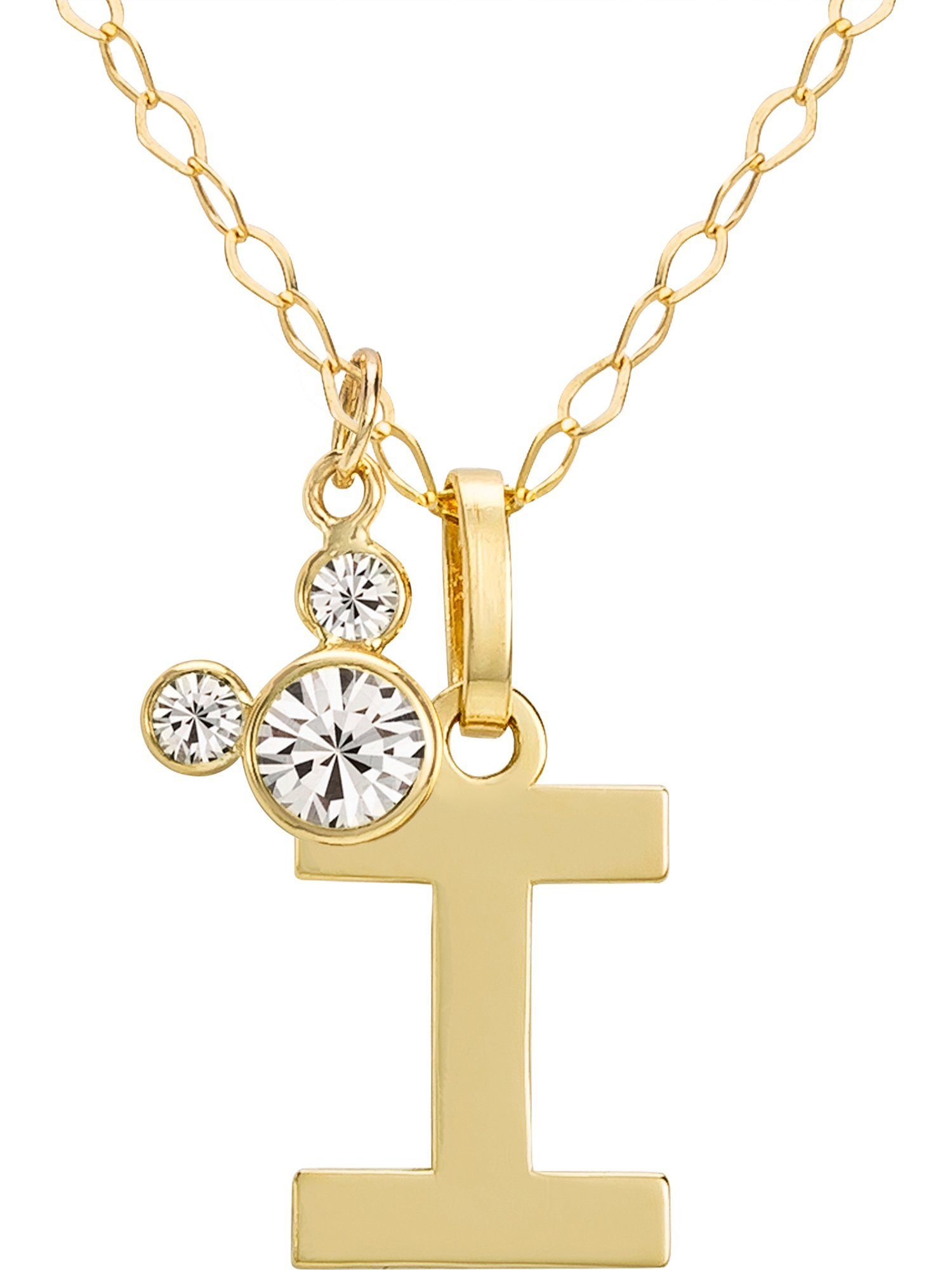 Gelbgold Disney 375er Kristall Jewelry DISNEY Collier Mädchen-Kinderkette