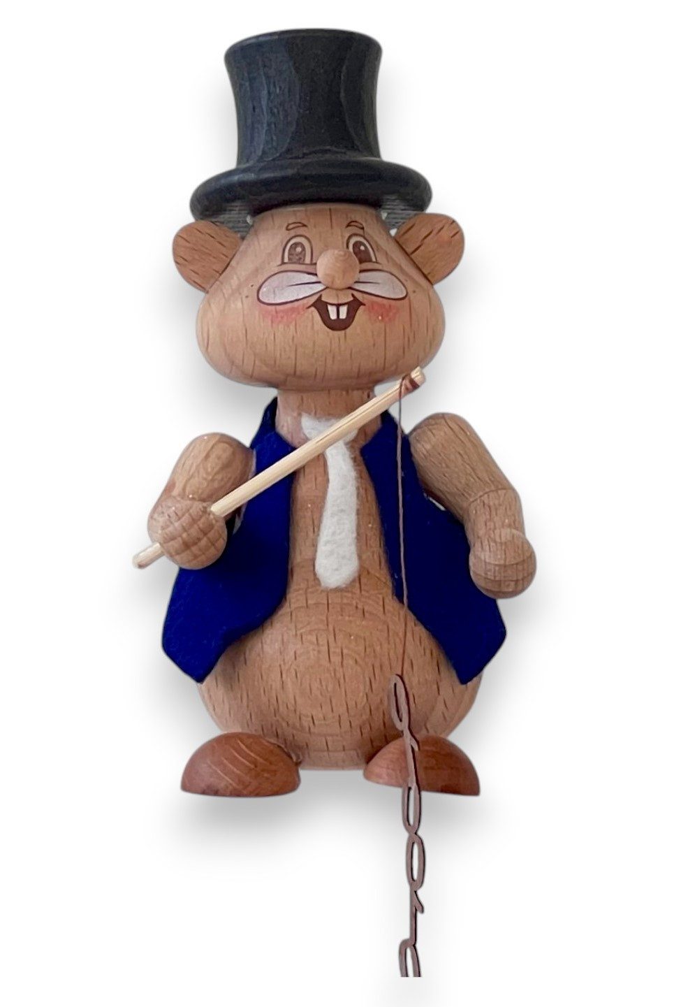 Drechslerei Kuhnert Räuchermännchen Hamster Mini Kantenhocker - Datenangler