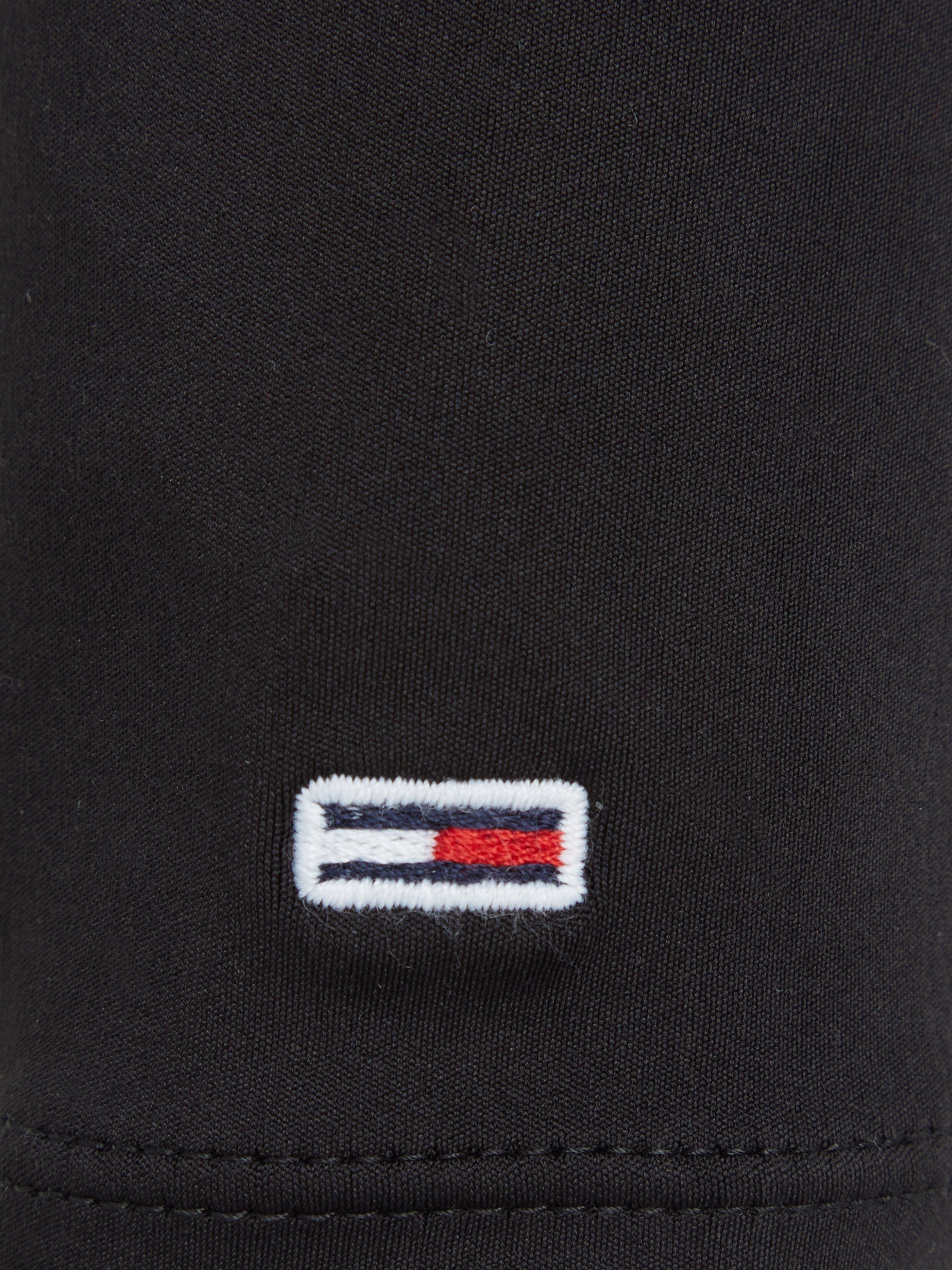TAPE Logo Jeans asymmetrischem Tommy TOP mit ASYMETRIC LS LOGO TJW T-Shirt