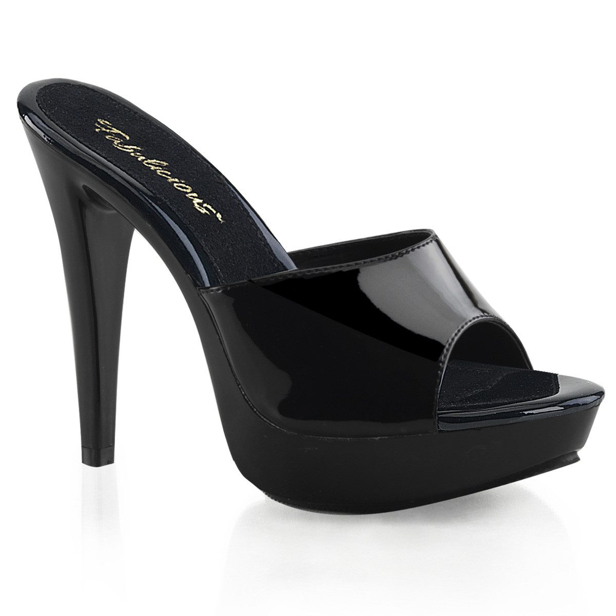 Sale COCKTAIL-501 Fabulicious High-Heels Plateaupantoletten schwarz La High-Heel-Stiefel