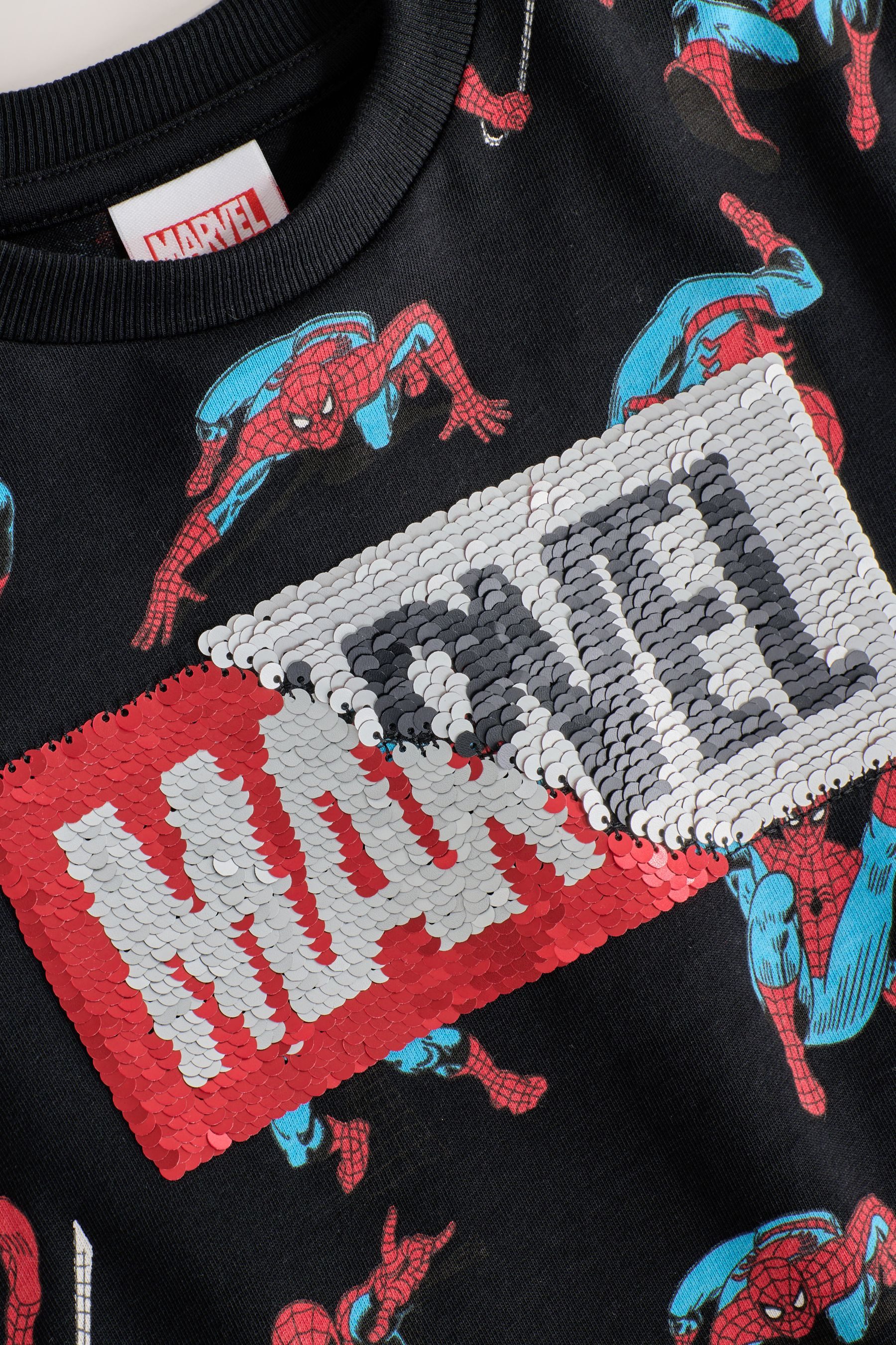 Next T-Shirt Kurzarm-T-Shirt, Spiderman (1-tlg) – Bild 3 von 5