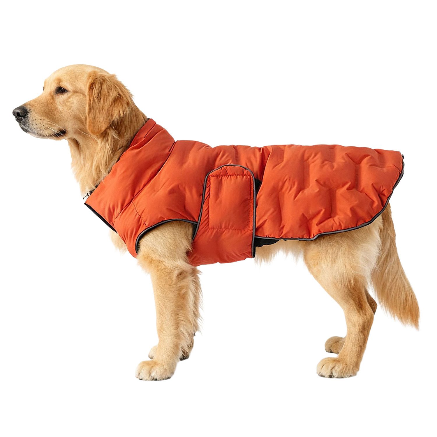 Refttenw Hundejacke Hunde-Wintermantel,warme Hundemantel,mit Klettverschluss