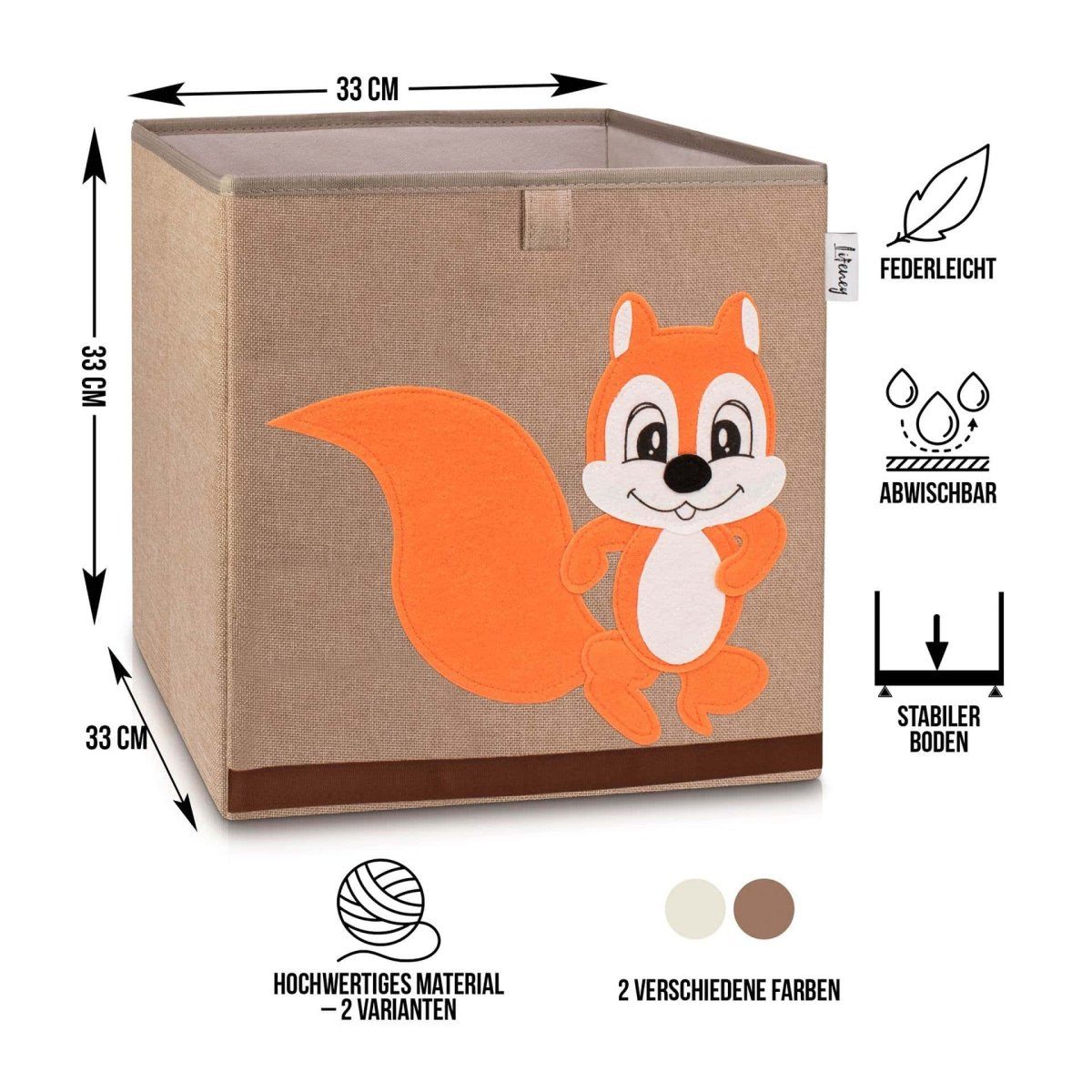 Lifeney Faltbox Aufbewahrungsbox Eichhörnchen günstig online kaufen