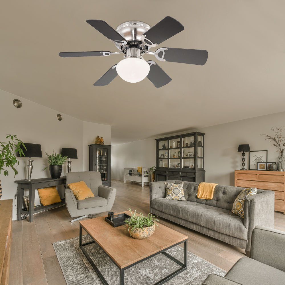 GLOBO LIGHTING Deckenventilator, Deckenventilator mit Beleuchtung und Zugsc günstig online kaufen