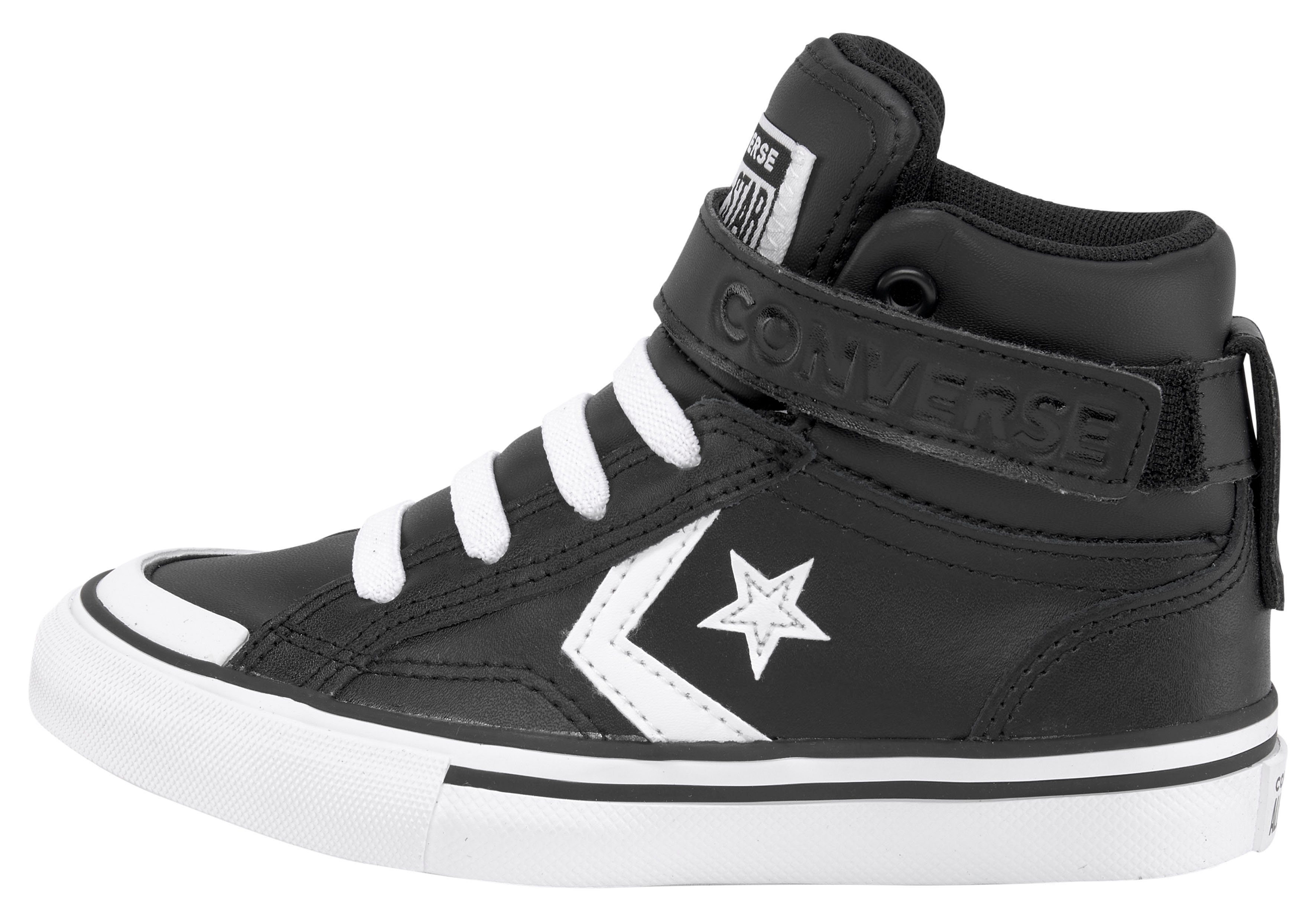 PRO schwarz-weiß Converse STRAP BLAZE Sneaker LEATHER