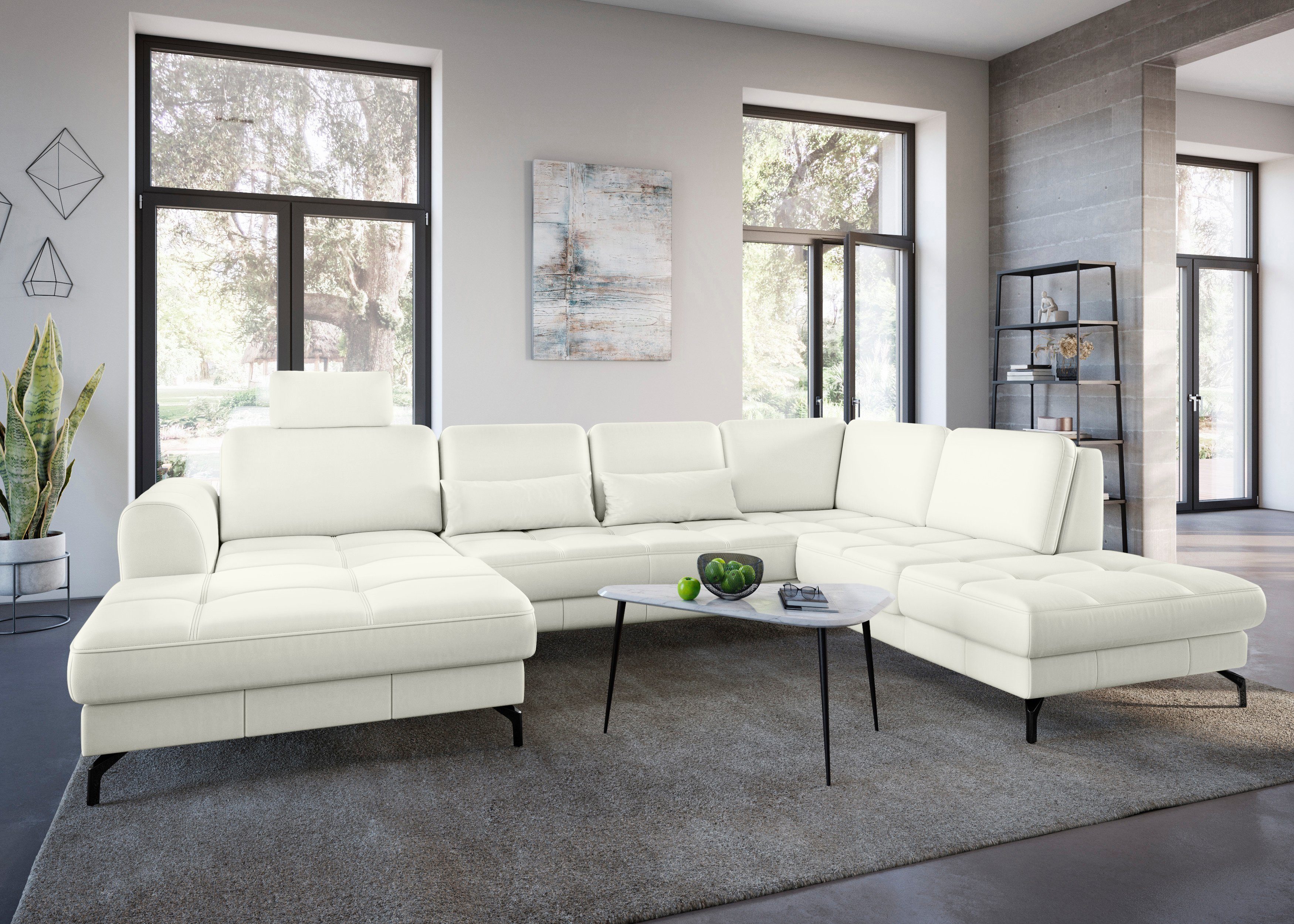 sit&more Wohnlandschaft "Bendigo U-Form", inklusive Sitztiefenverstellung, günstig online kaufen
