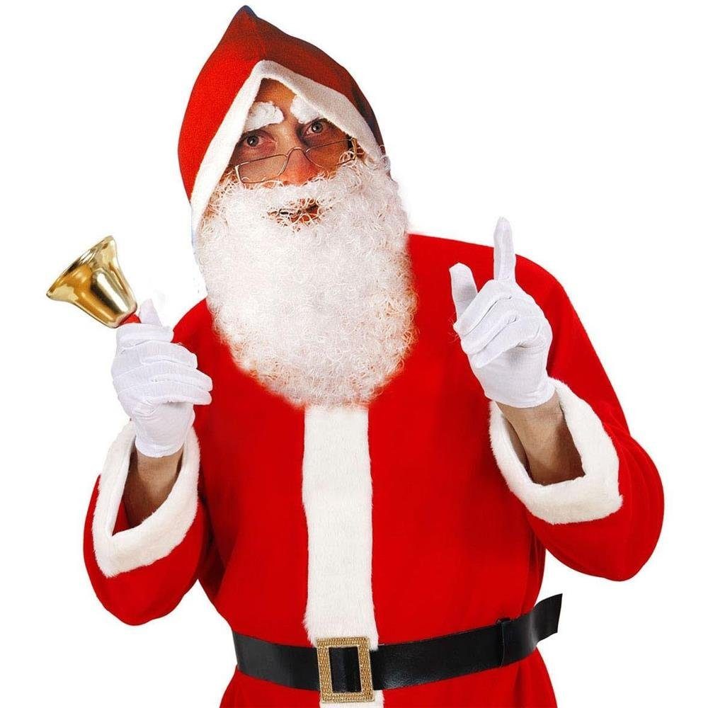 Kostüm Weihnachtsmann Nikolaus Bart und Augenbrauen
