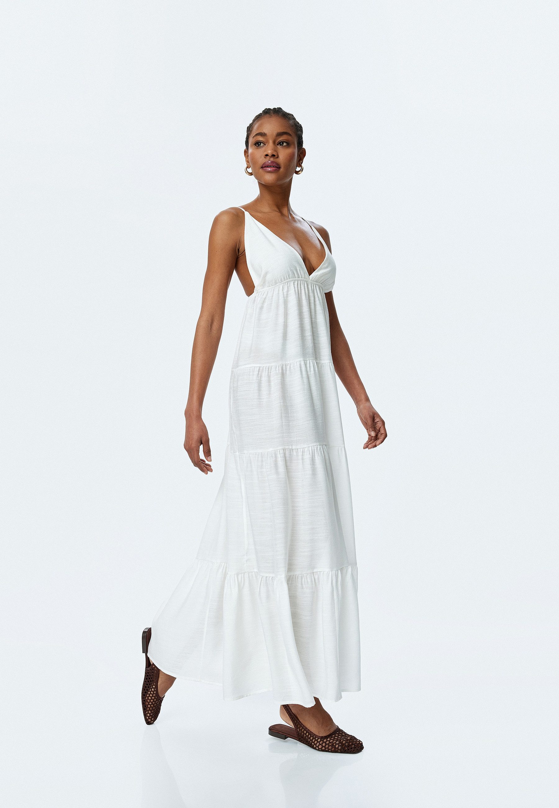 Koton Badekleid Normale Длина Geschichtet Badekleid