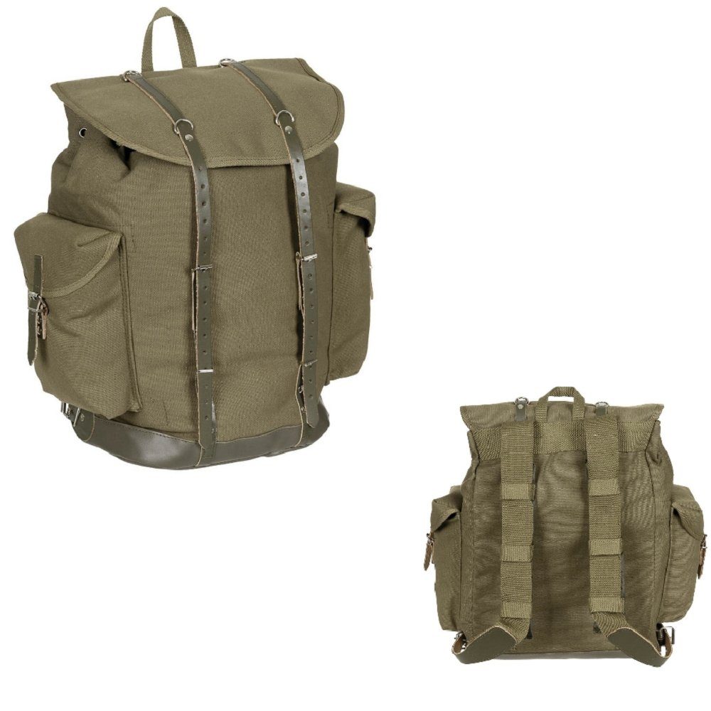 MFH Wanderrucksack BW Gebirgsrucksack, altes Mod. oliv, gepolst. Rückentragegurt