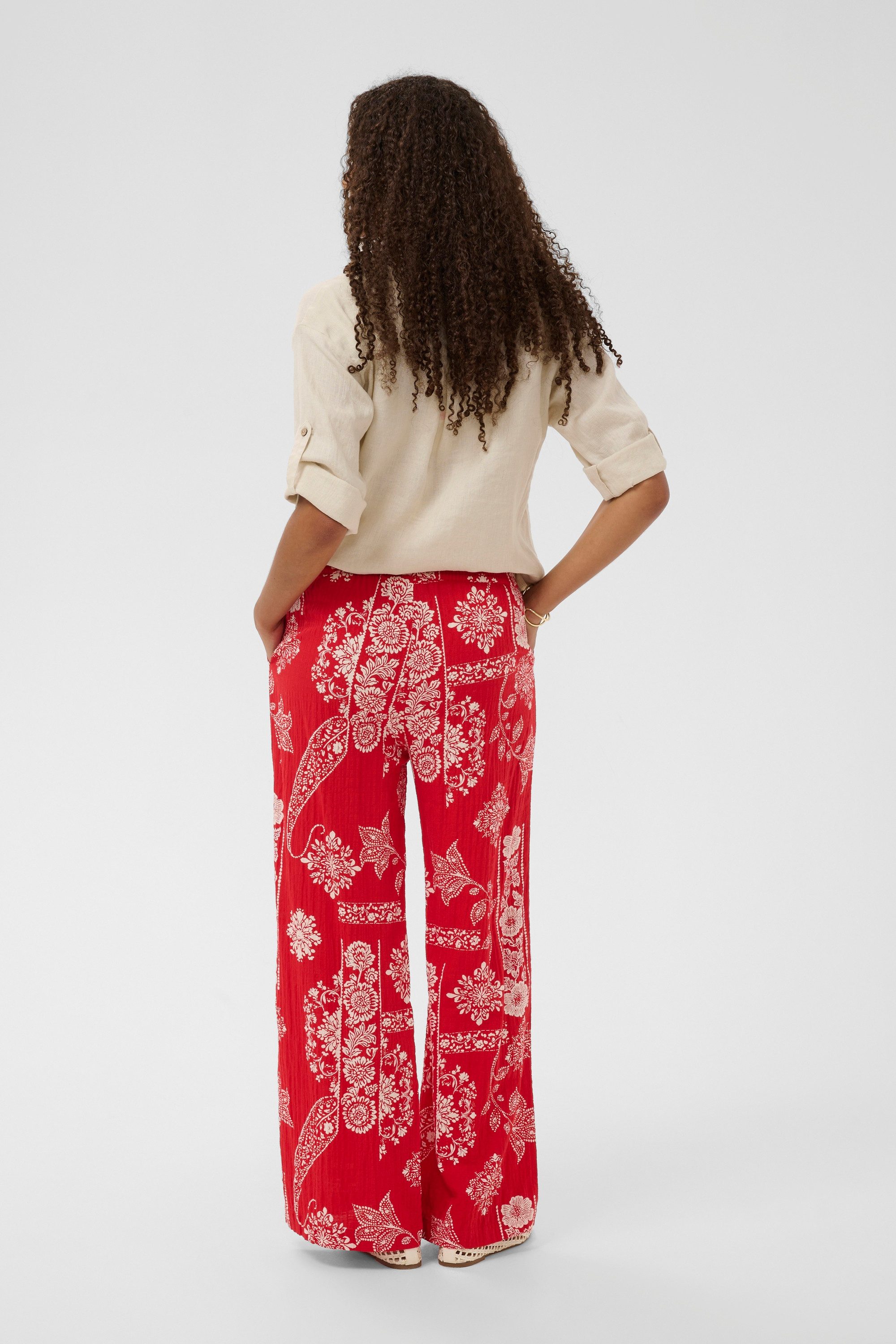 Cream Stoffhose Casual Hose CRGianna
