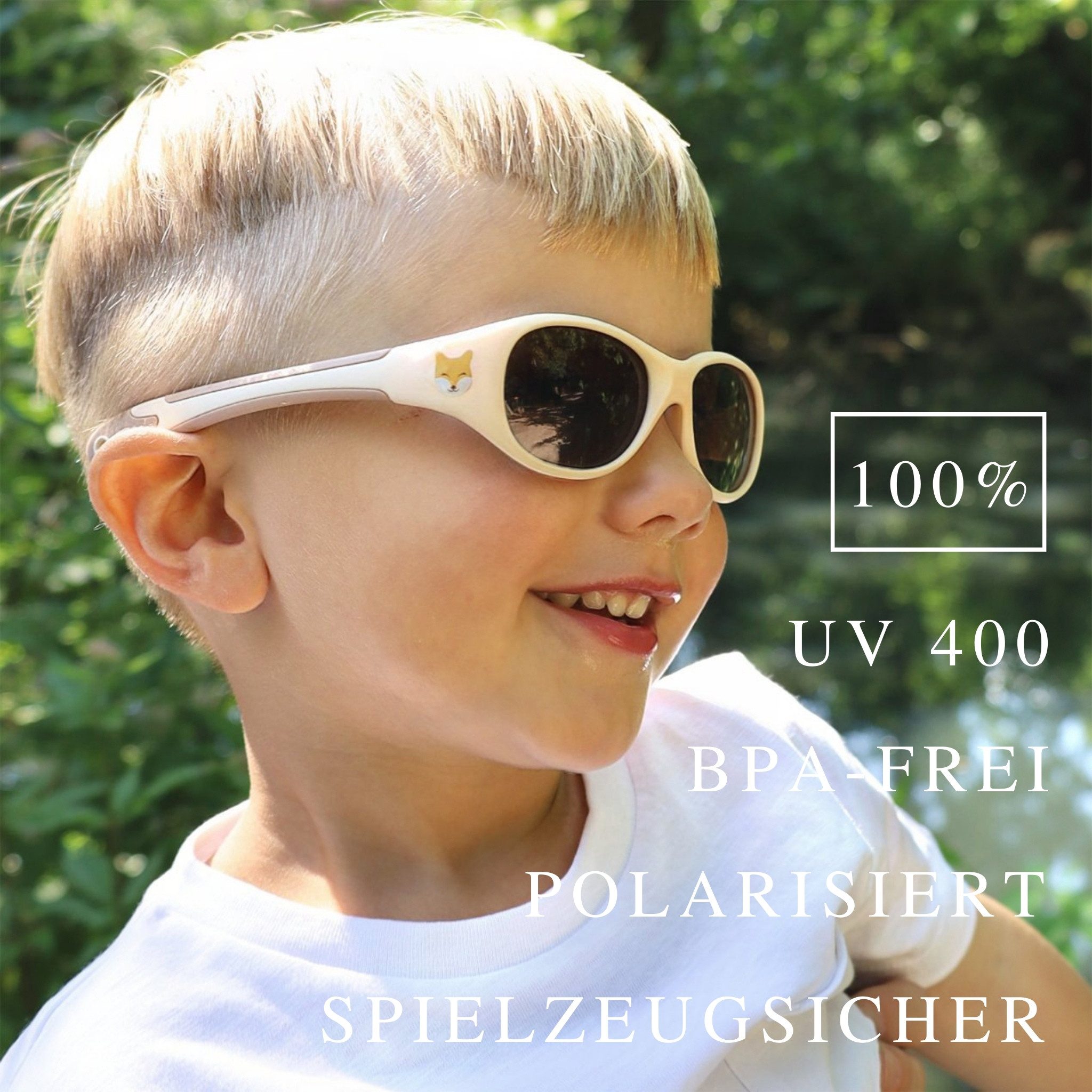 ActiveSol Sonnenbrille Baby-Sonnenbrille Safari 0-24 Monate Kategorie 3, UV400, polarisiert, Jungen & Mädchen, 2 Größen