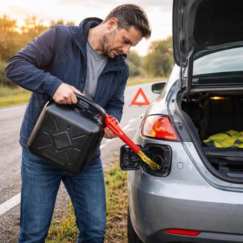 OwnWheel Benzinkanister Kraftstoffkanister EU für Benzin & Diesel mit UN-Zulassung