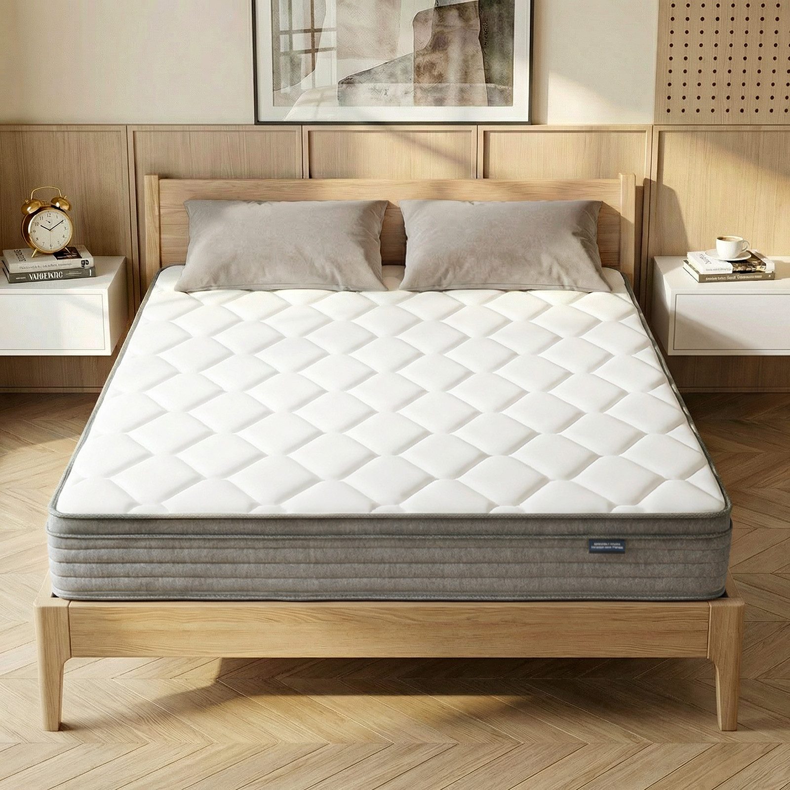 Visco-Matratze Memory-Schaum-Matratze Luxuriöse 7-Zonen Federkernmatratze, 25 cm hoch, ZonQoonz