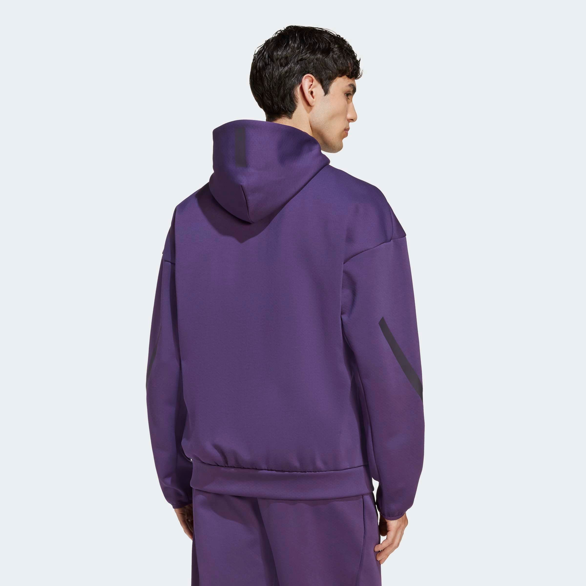 adidas Sportswear Kapuzensweatshirt M Z.N.E. FZ für sportliche Aktivitäten, aus Polyester und Baumwolle