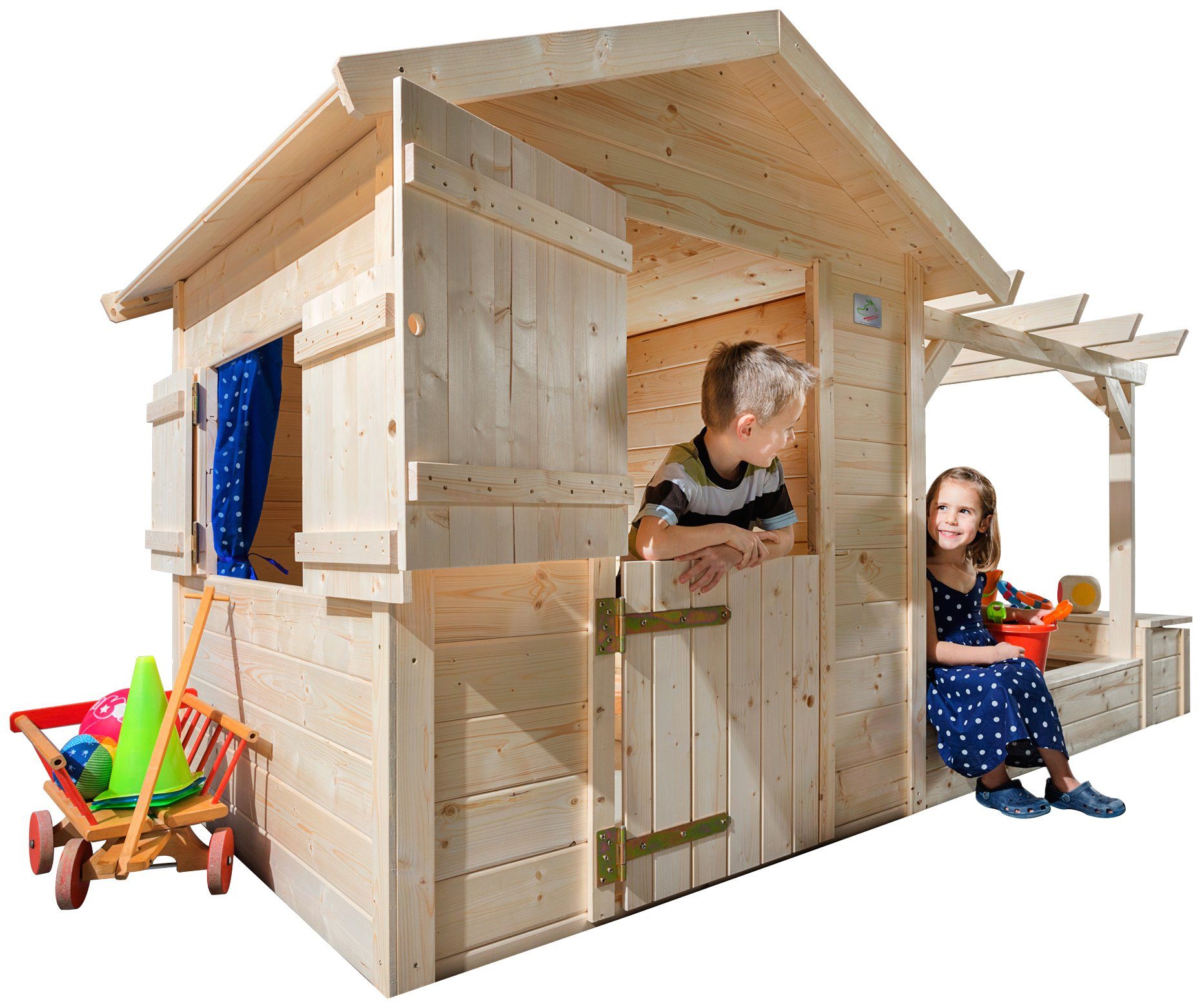 weka Spielhaus Tabaluga Spielplatz, BxTxH: 286x153x154 cm